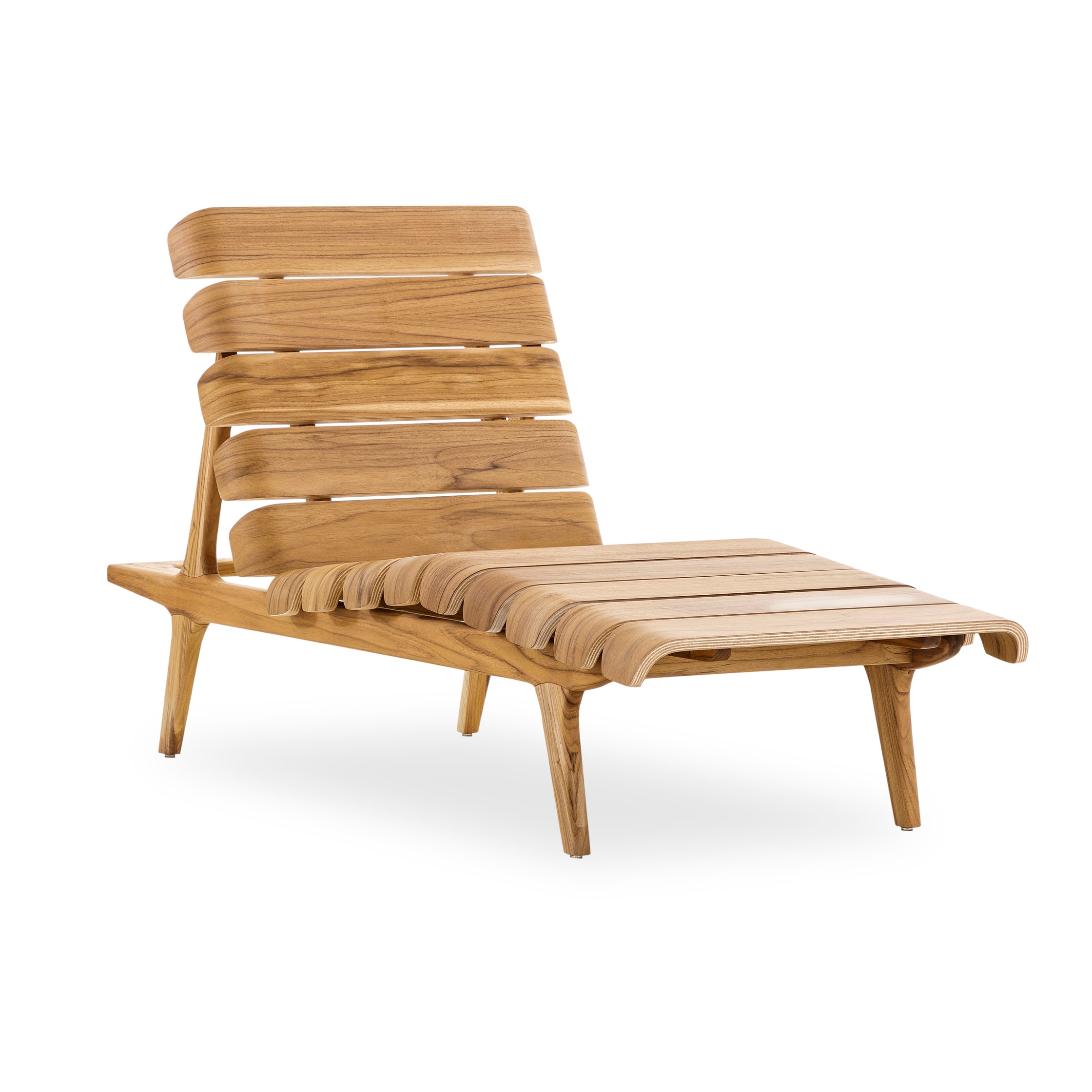 CLAVE Chaise in Teak