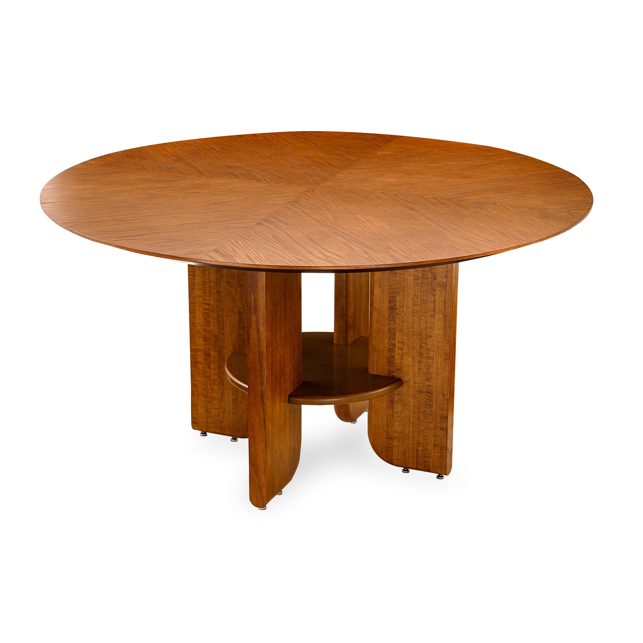 MOON Dining Table in Almond Oak 55"