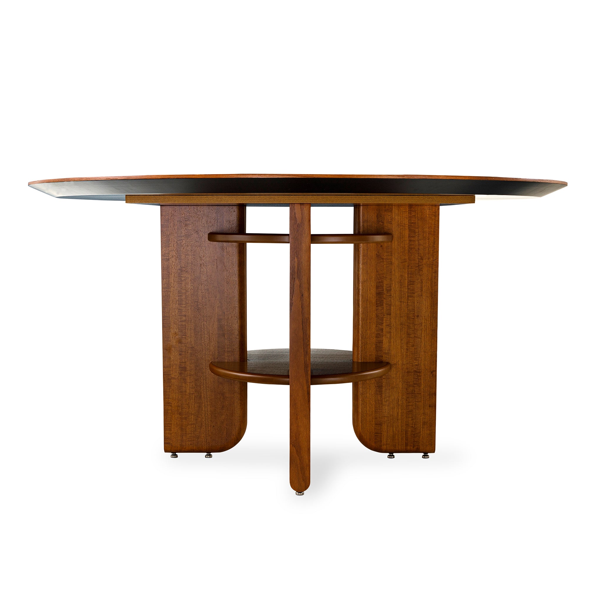 MOON Dining Table in Almond Oak 55"