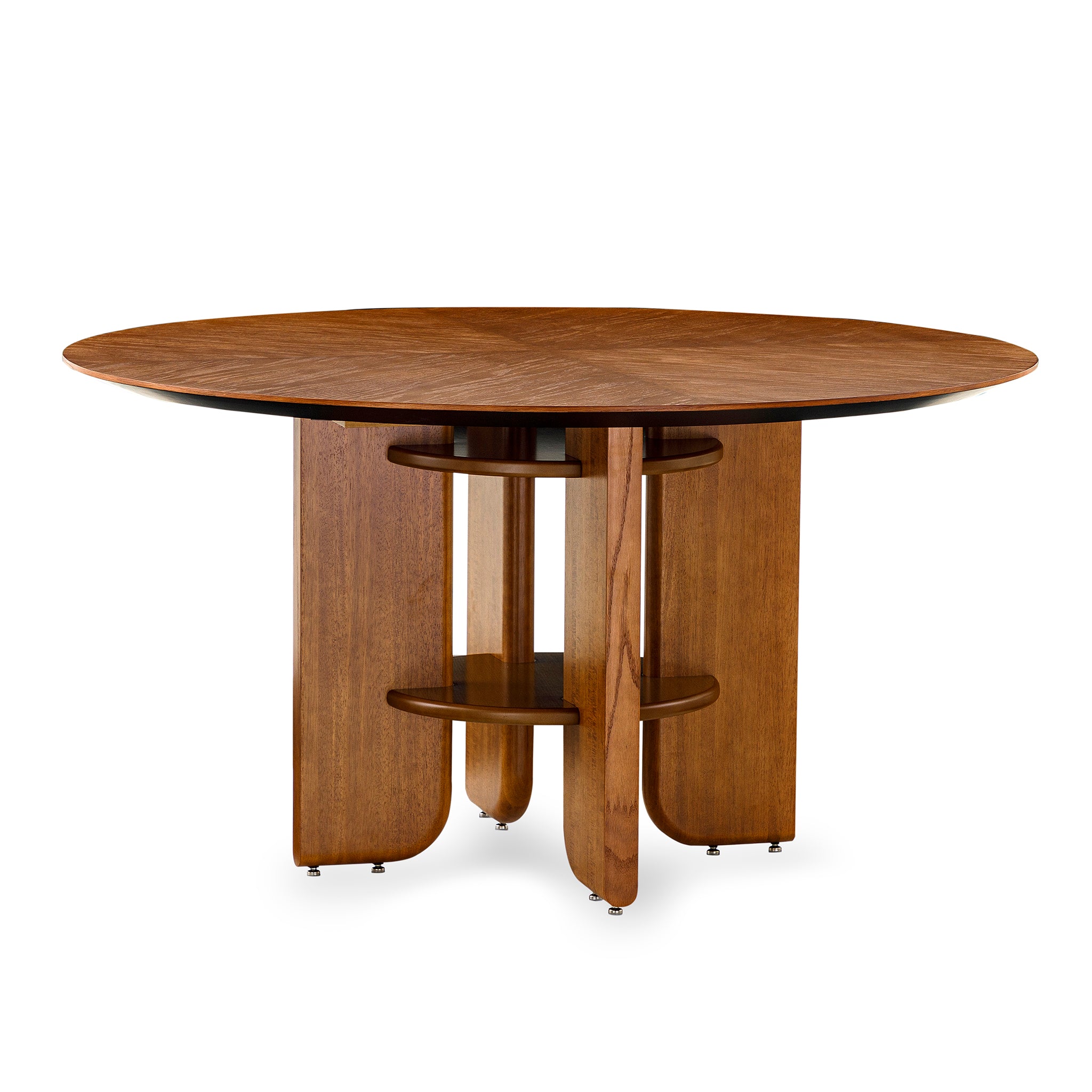 MOON Dining Table in Almond Oak 55"
