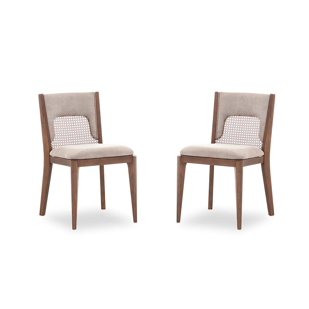 Uultis ZANI Dining Chair MH9431 149-Walnut A-2539 Walnut Cane