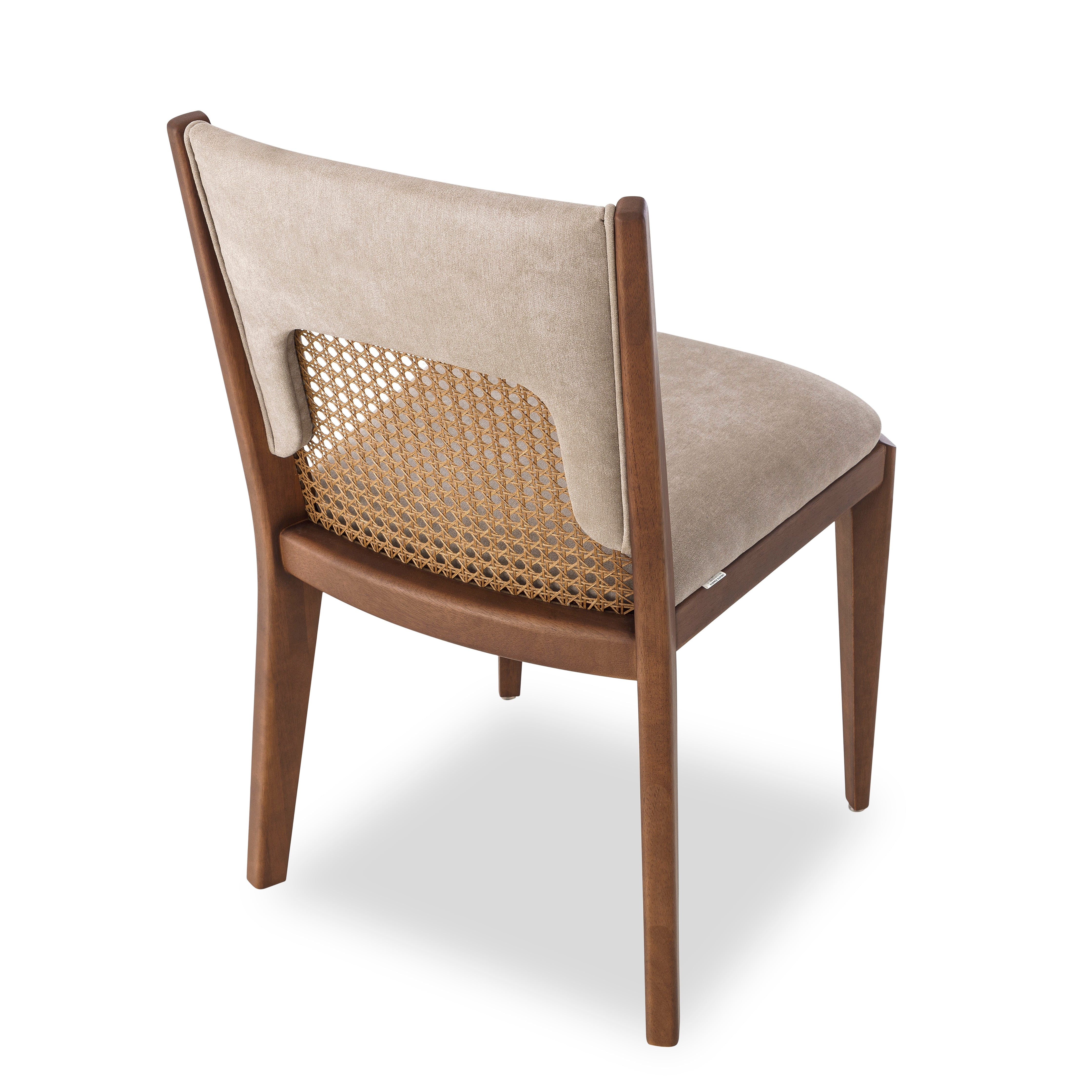 Uultis ZANI Dining Chair MH9431 149-Walnut A-2539 Walnut Cane