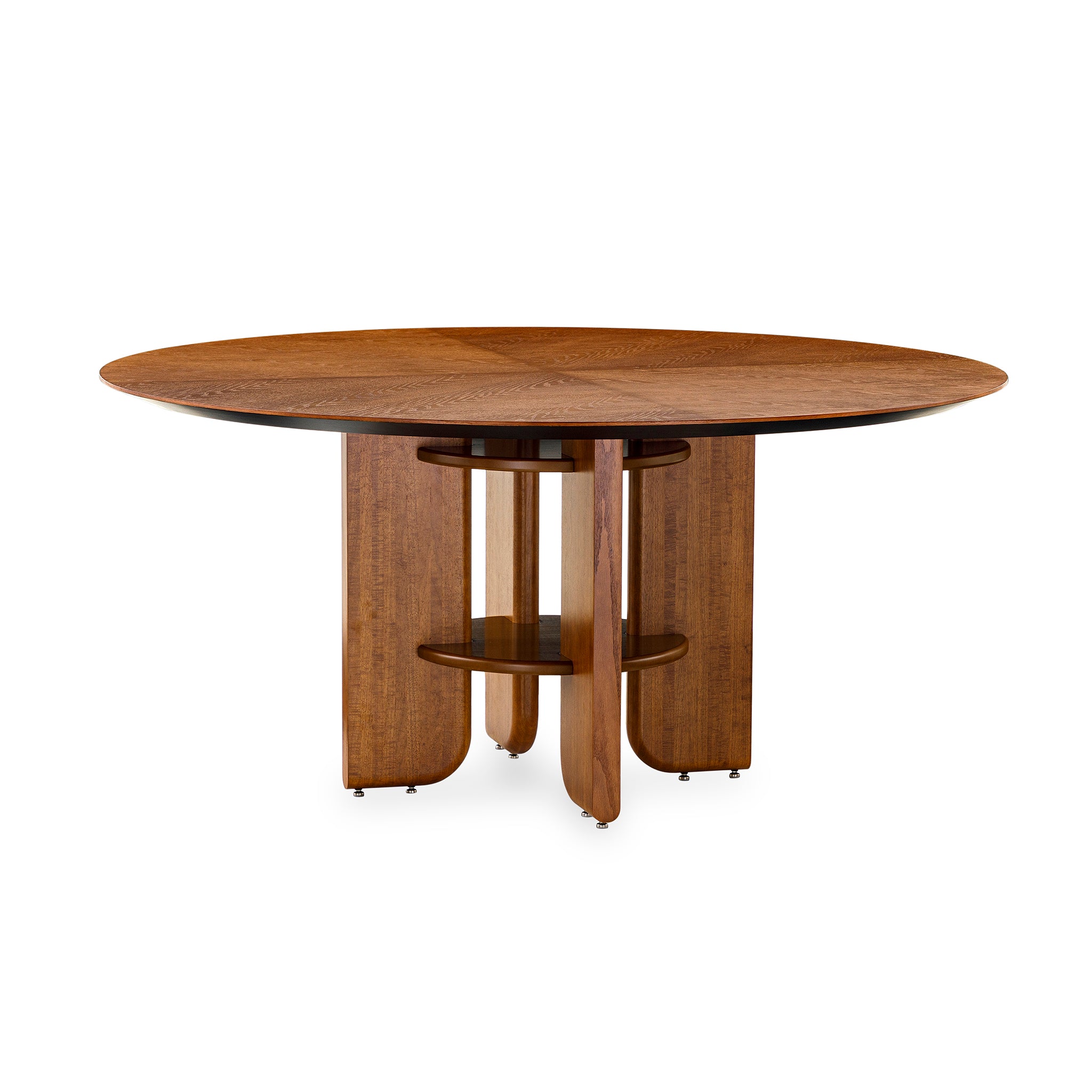 MOON Dining Table in Almond Oak 63"