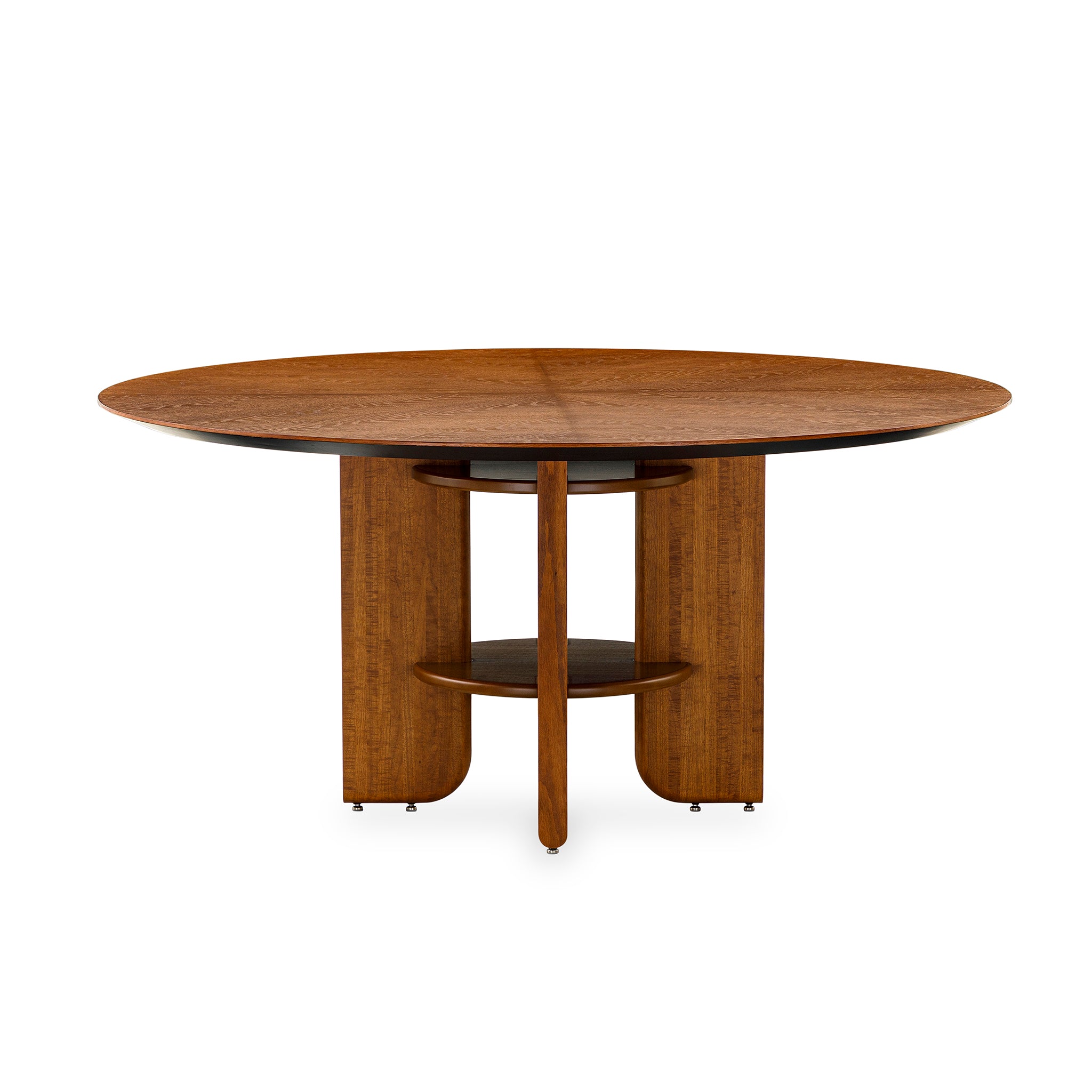 MOON Dining Table in Almond Oak 63"