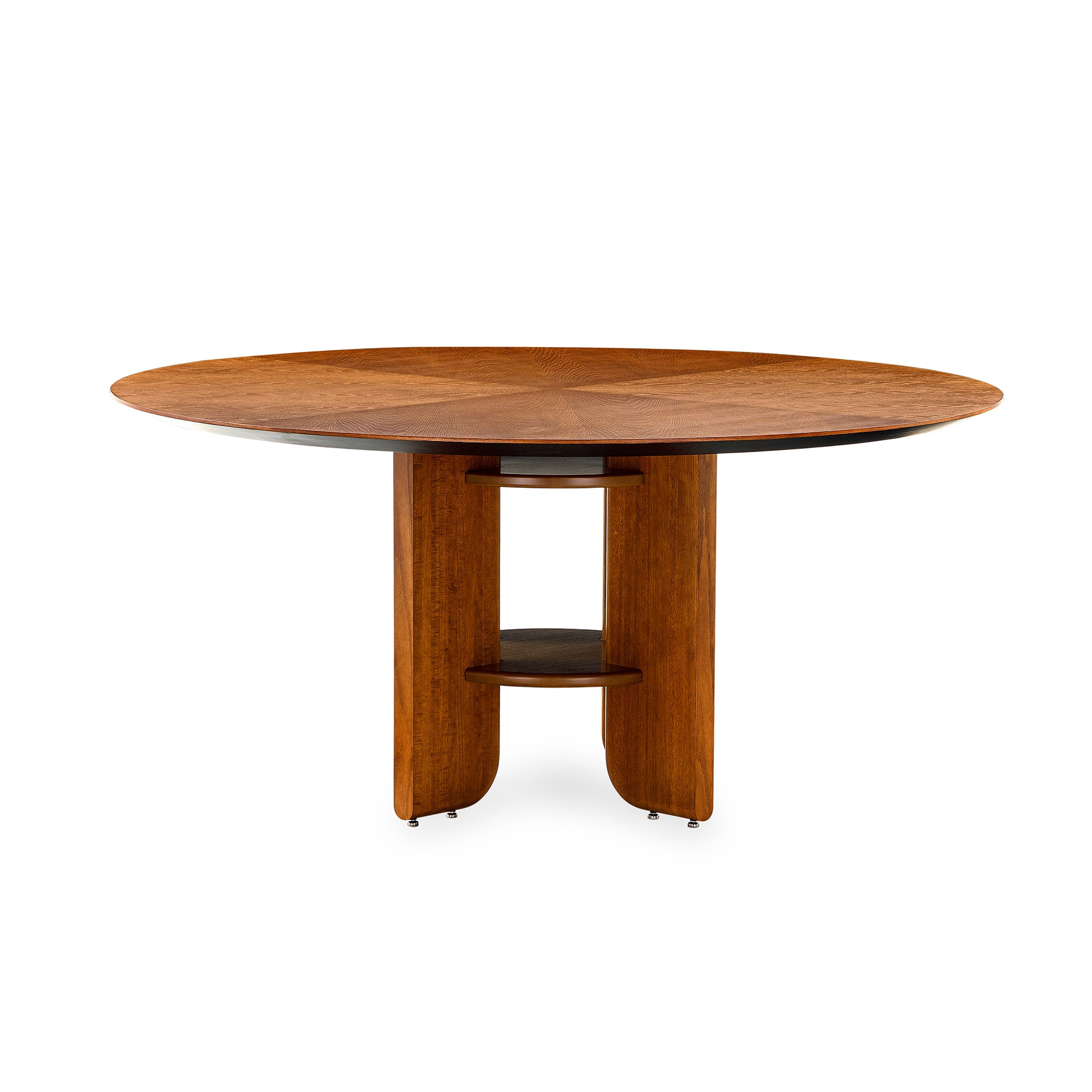 MOON Dining Table in Almond Oak 63"
