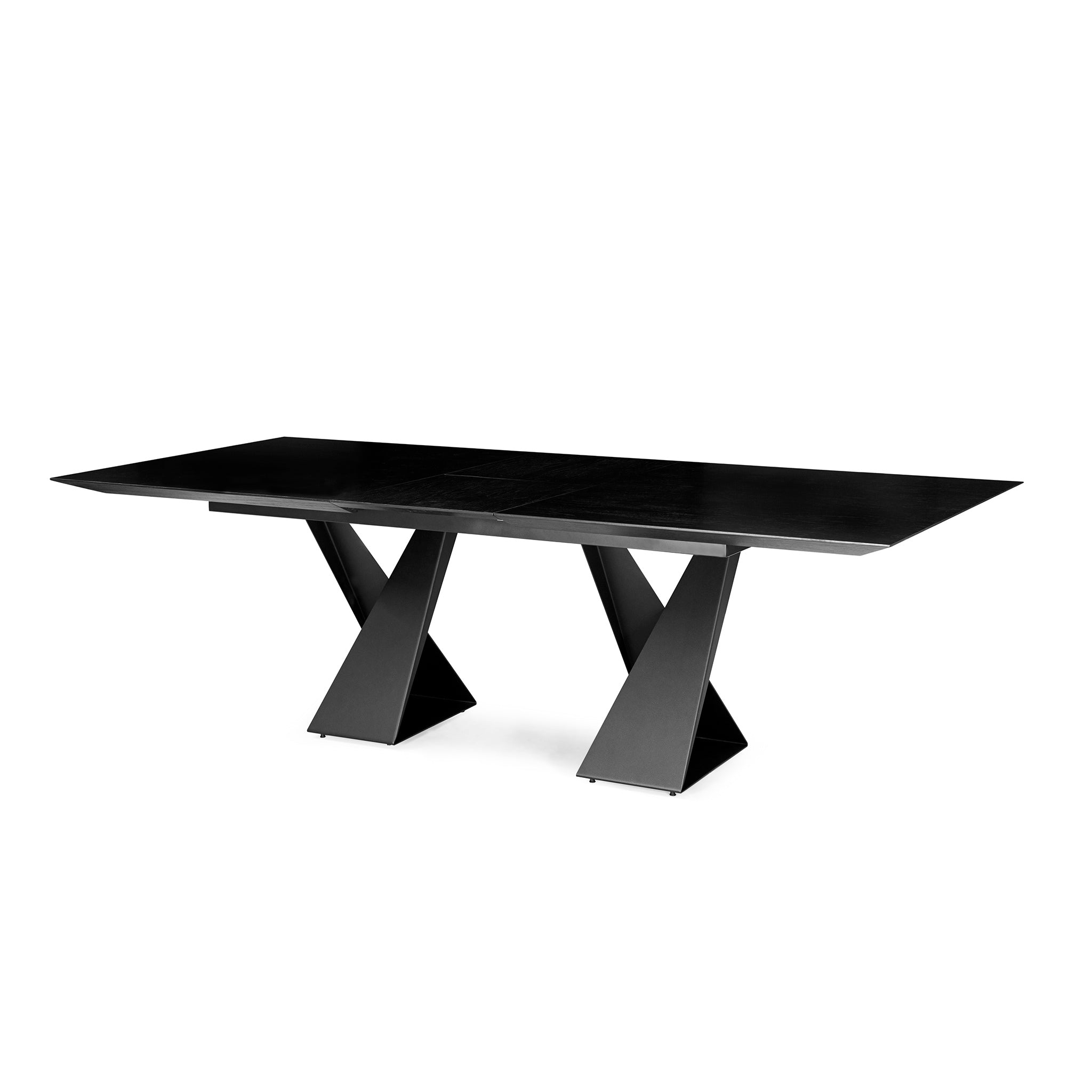 CRONOS Extendable Dining Table in Black