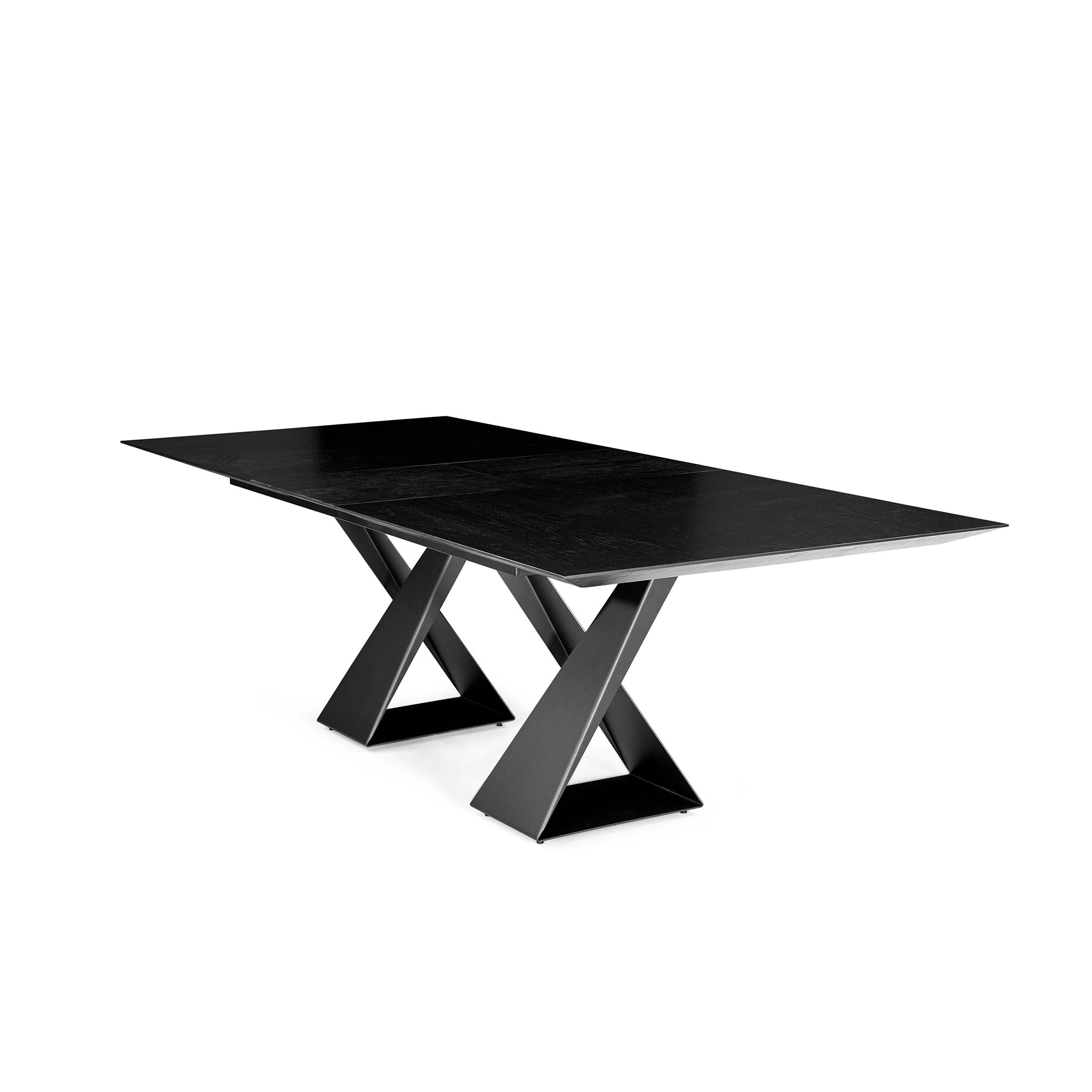 CRONOS Extendable Dining Table in Black