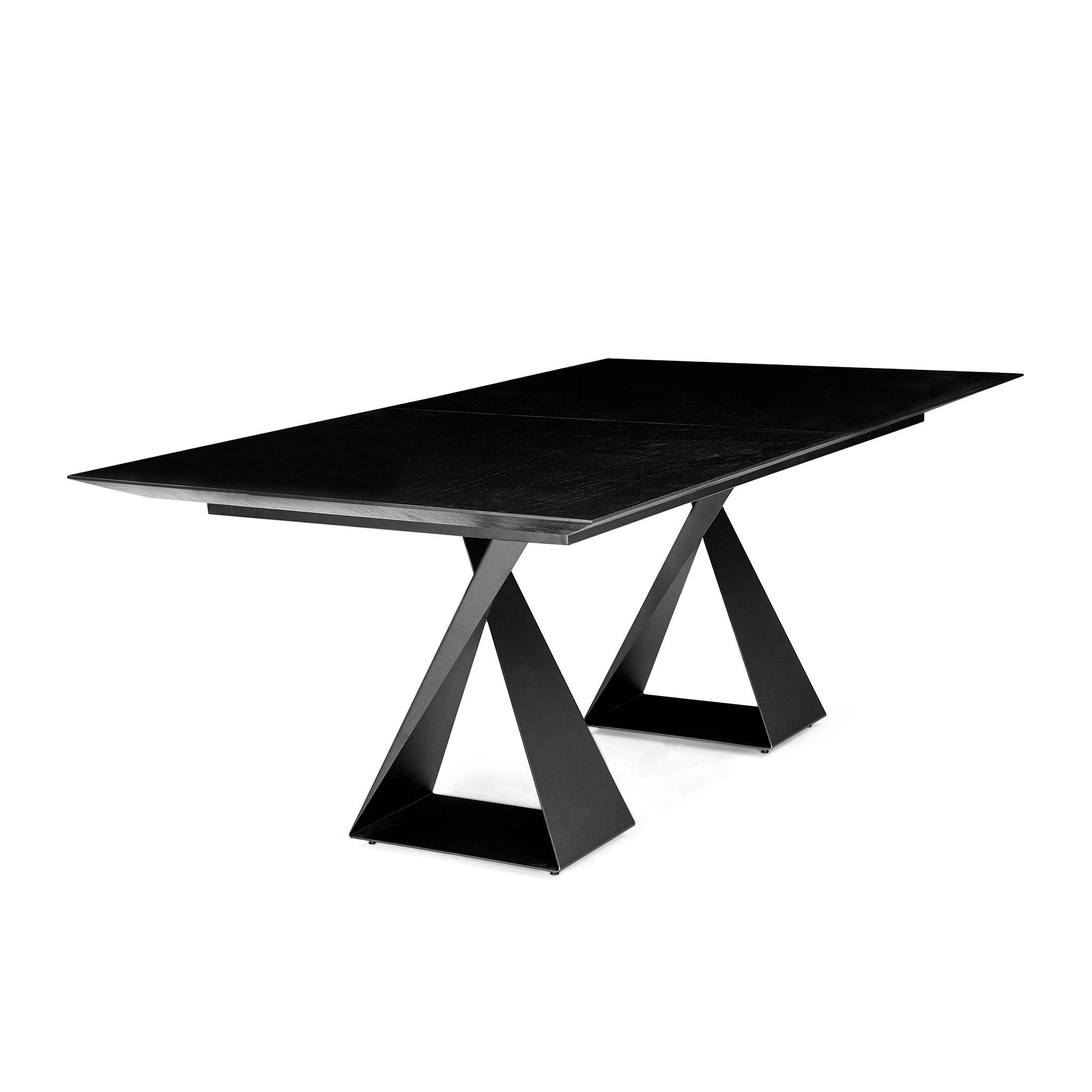 CRONOS Extendable Dining Table in Black