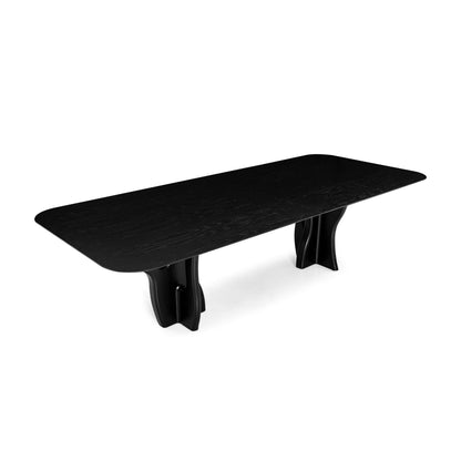 SUMA Dining Table in Black Oak 86"