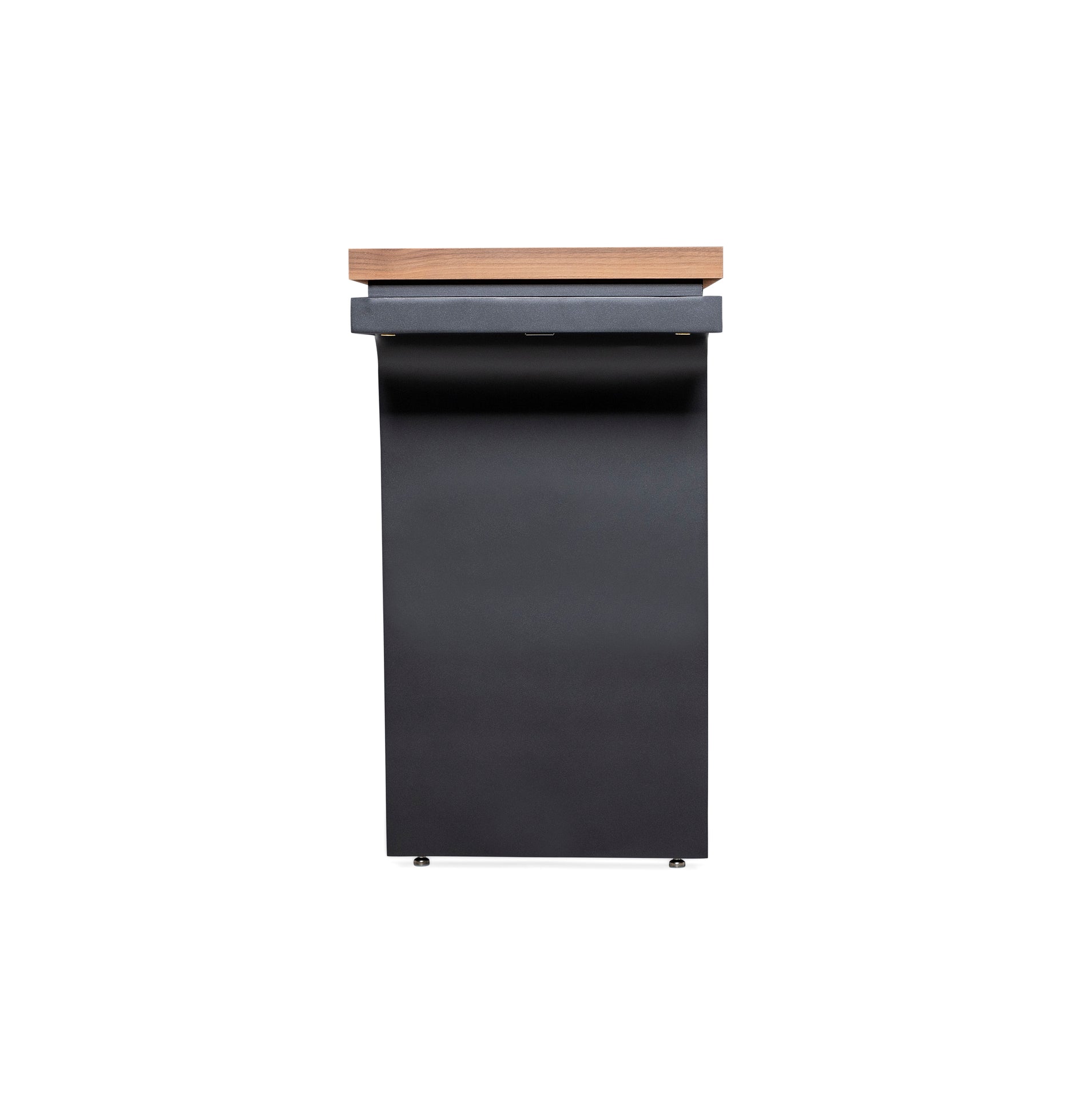 SQUARE Console Table 98" in Walnut and Black