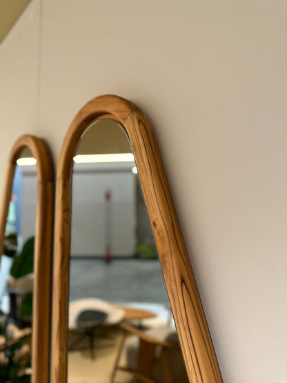 ALI Mirror In Teak Left Side