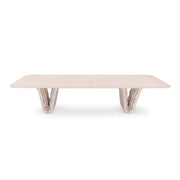 DOLOMITAS Dining Table In Dover Oak 118"