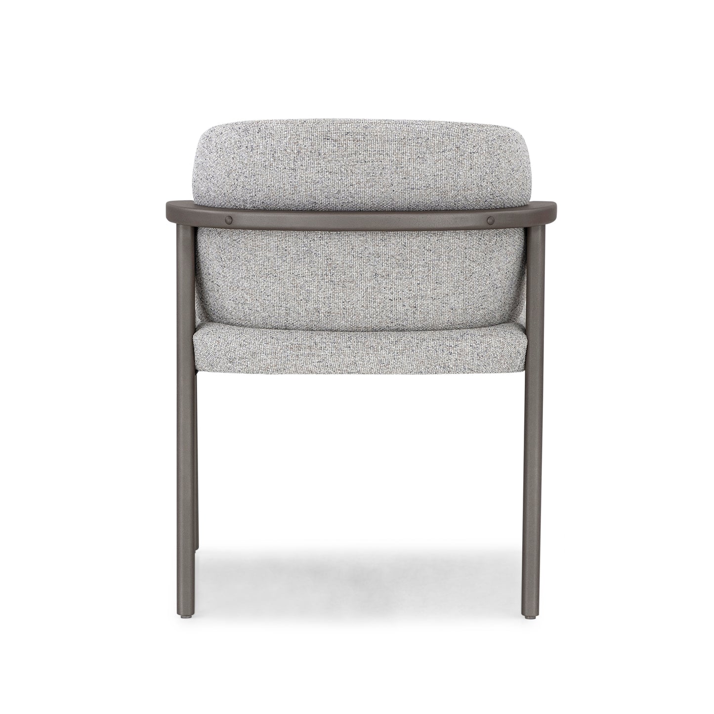 NOWE Dining Chair in Chocolate and Beige fabric