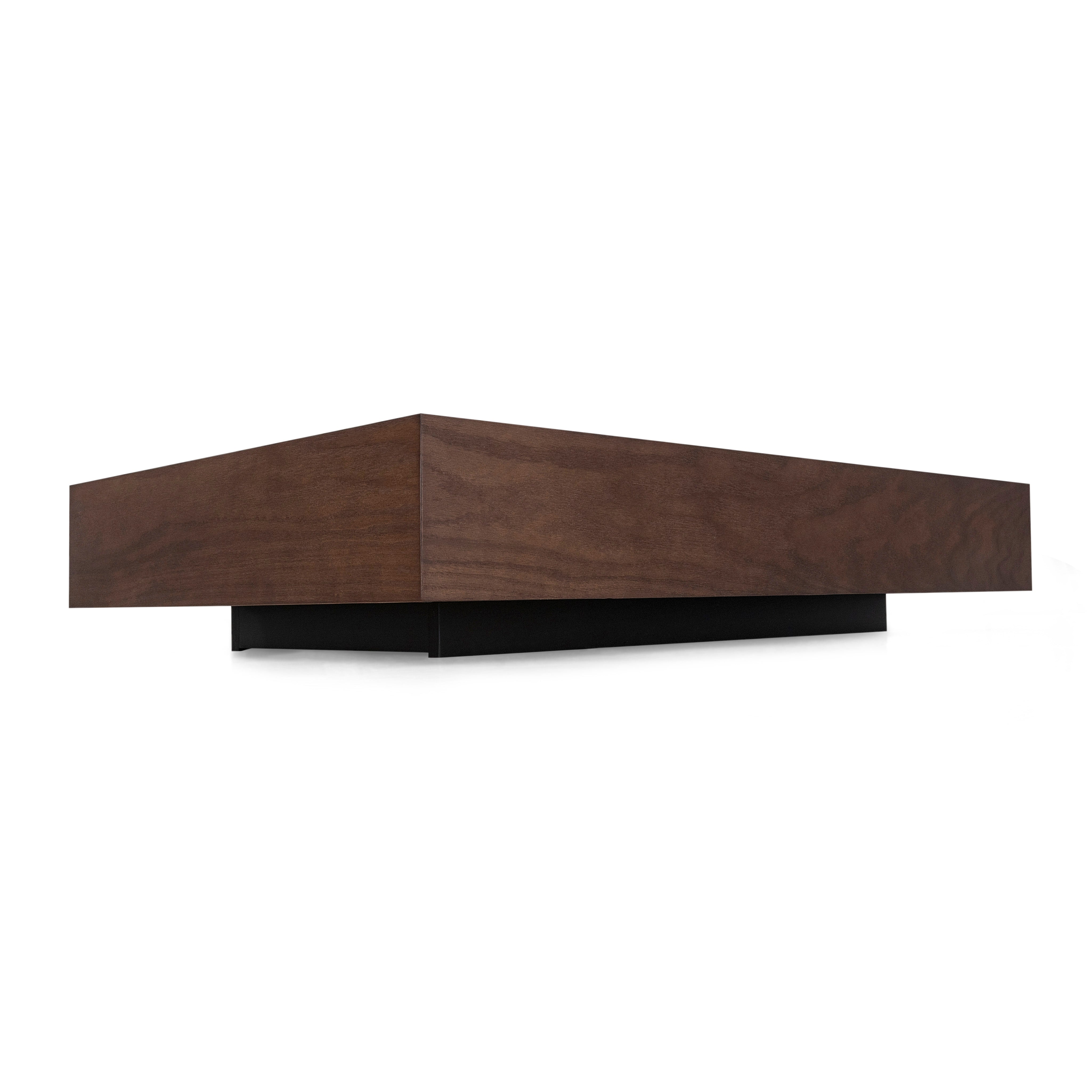 ARC Coffee Table 47" in Imbuia with Bronze Mirror