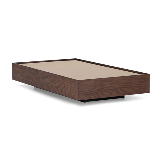 ARC Coffee Table 47" in Imbuia with Bronze Mirror