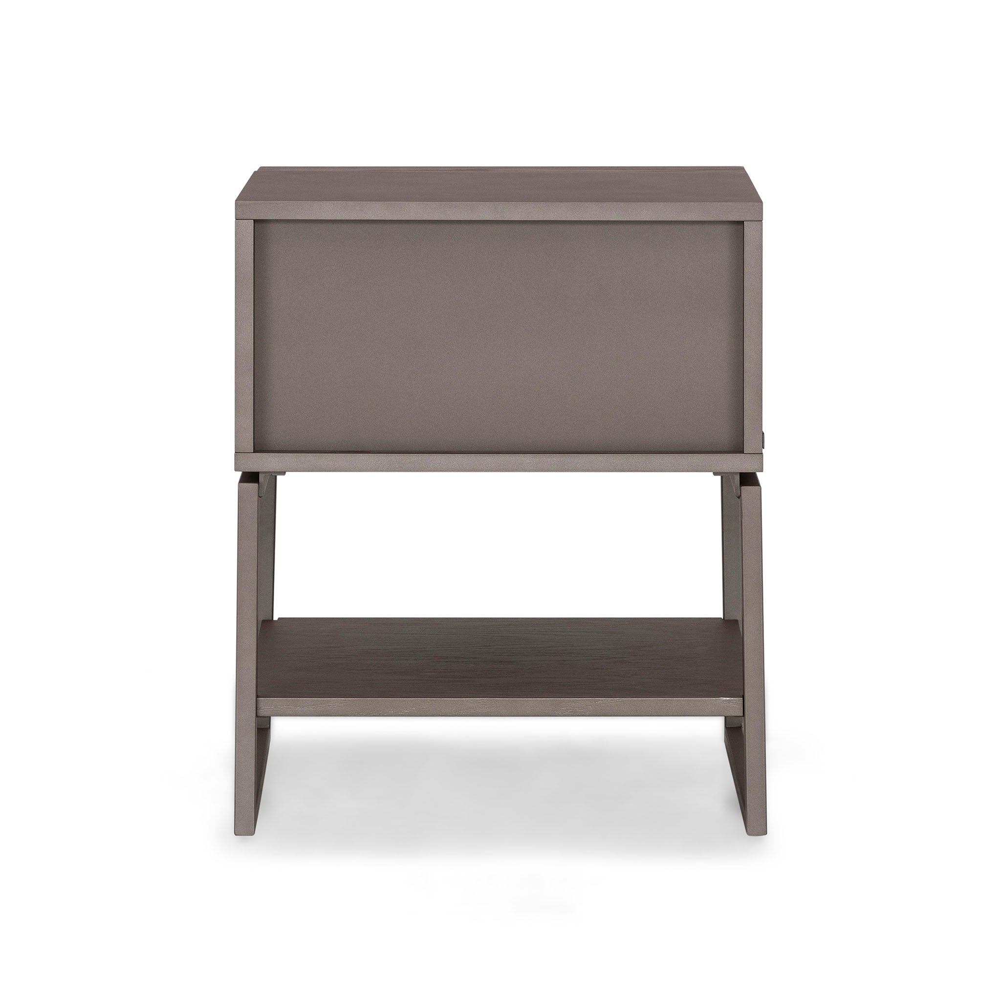 TALLO Nightstand 2 drawers in Chocolate with Chocolate