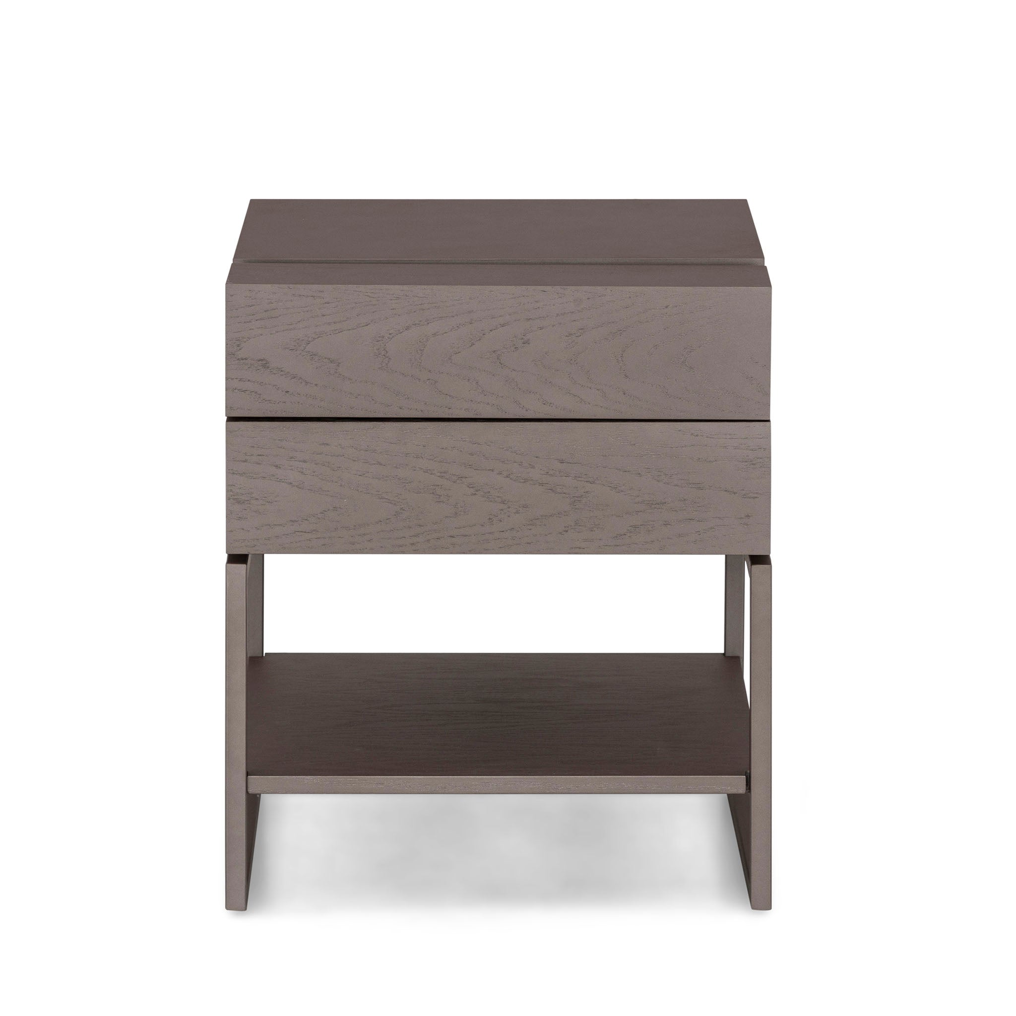 TALLO Nightstand 2 drawers in Chocolate with Chocolate