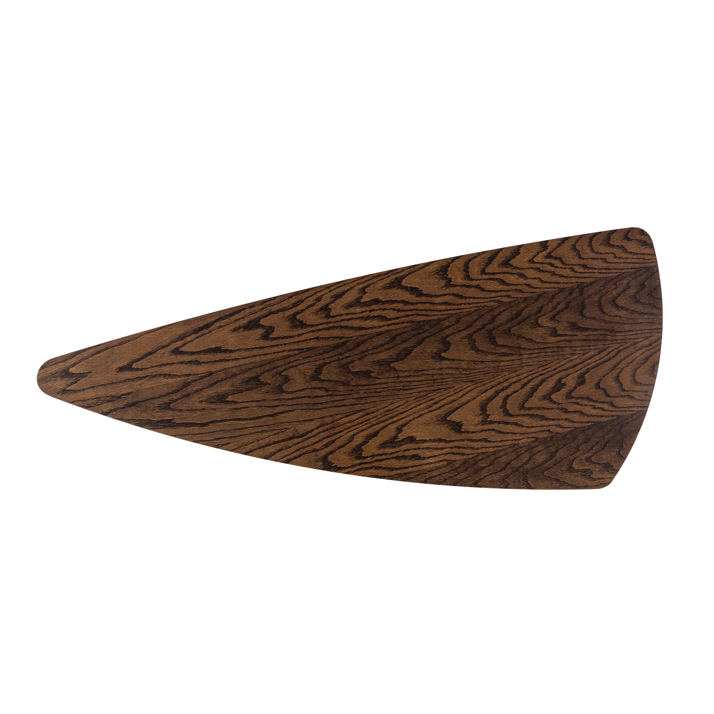 TRIA Coffee Table in Dark Oak and Black 39"