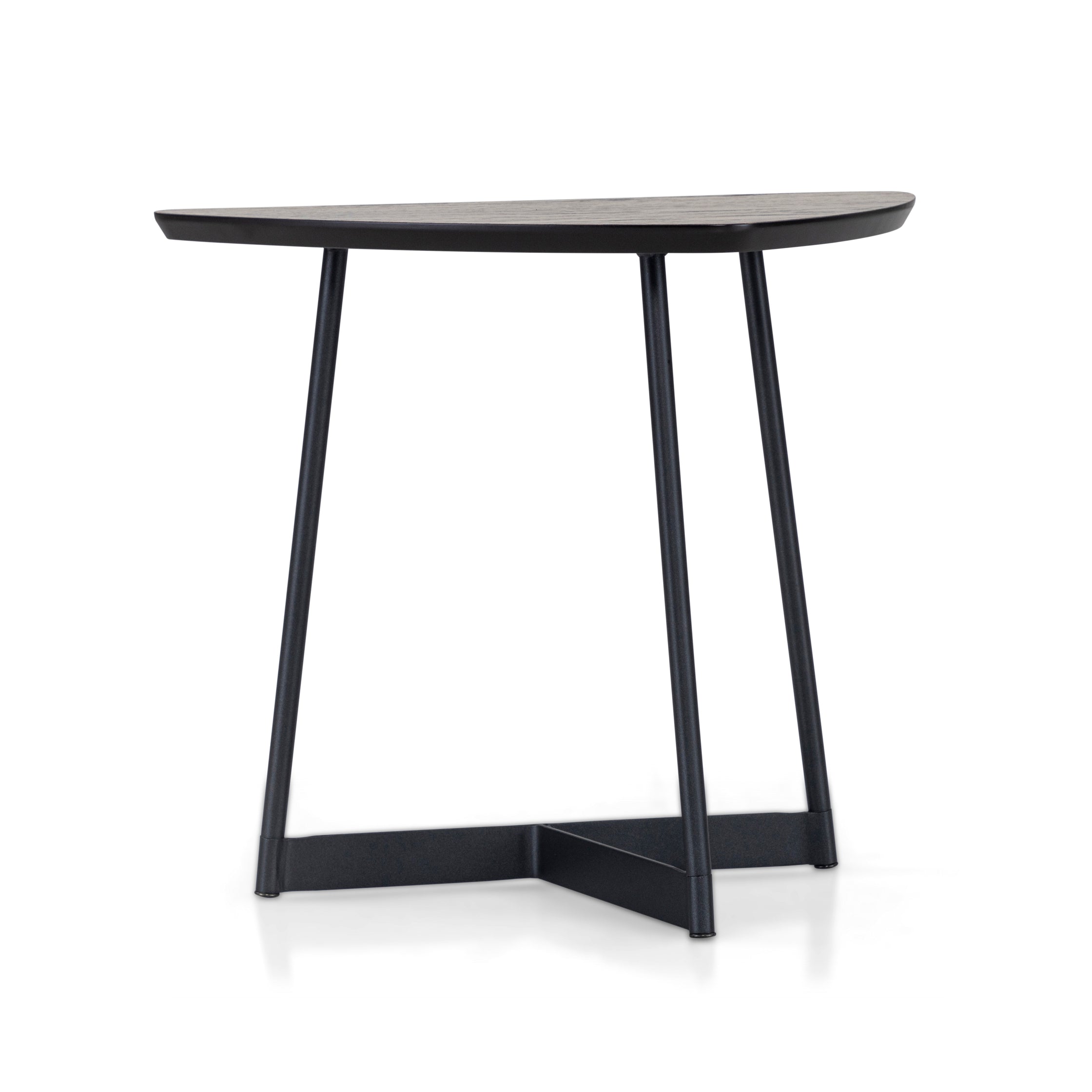 TRIA Coffee Table in Dark Oak and Black 19"