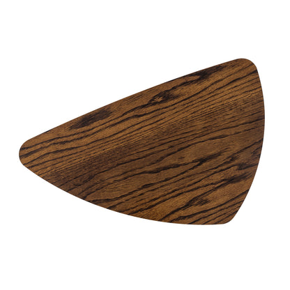 TRIA Coffee Table in Dark Oak and Black 19"