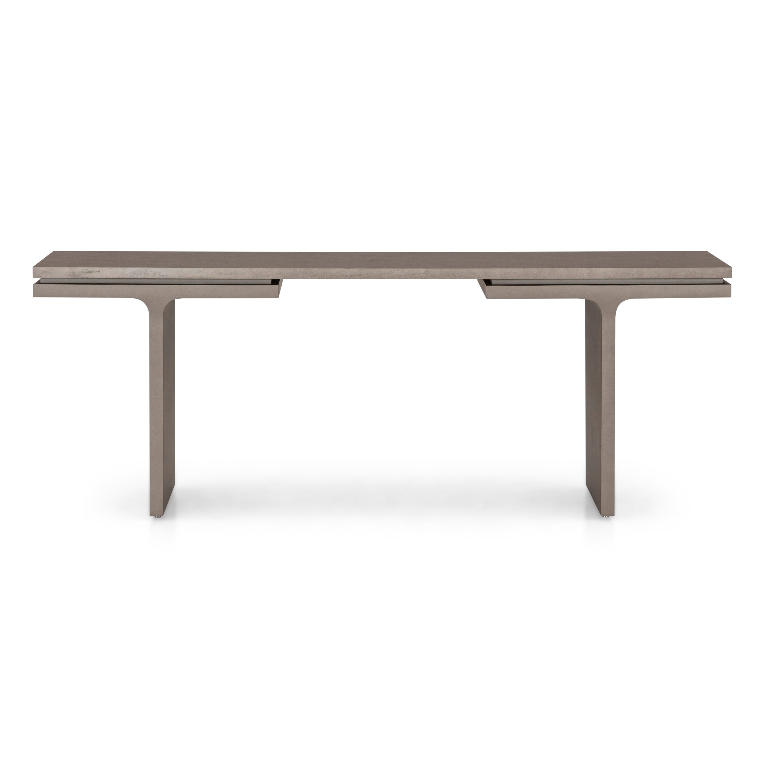 SQUARE Console Table 78" in Chocolate
