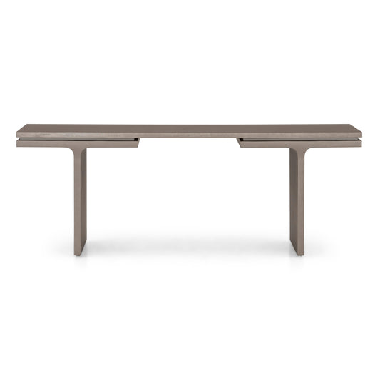 SQUARE Console Table 78" in Chocolate