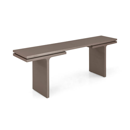 SQUARE Console Table 78" in Chocolate