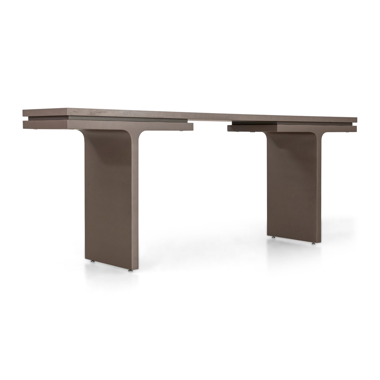 SQUARE Console Table 78" in Chocolate