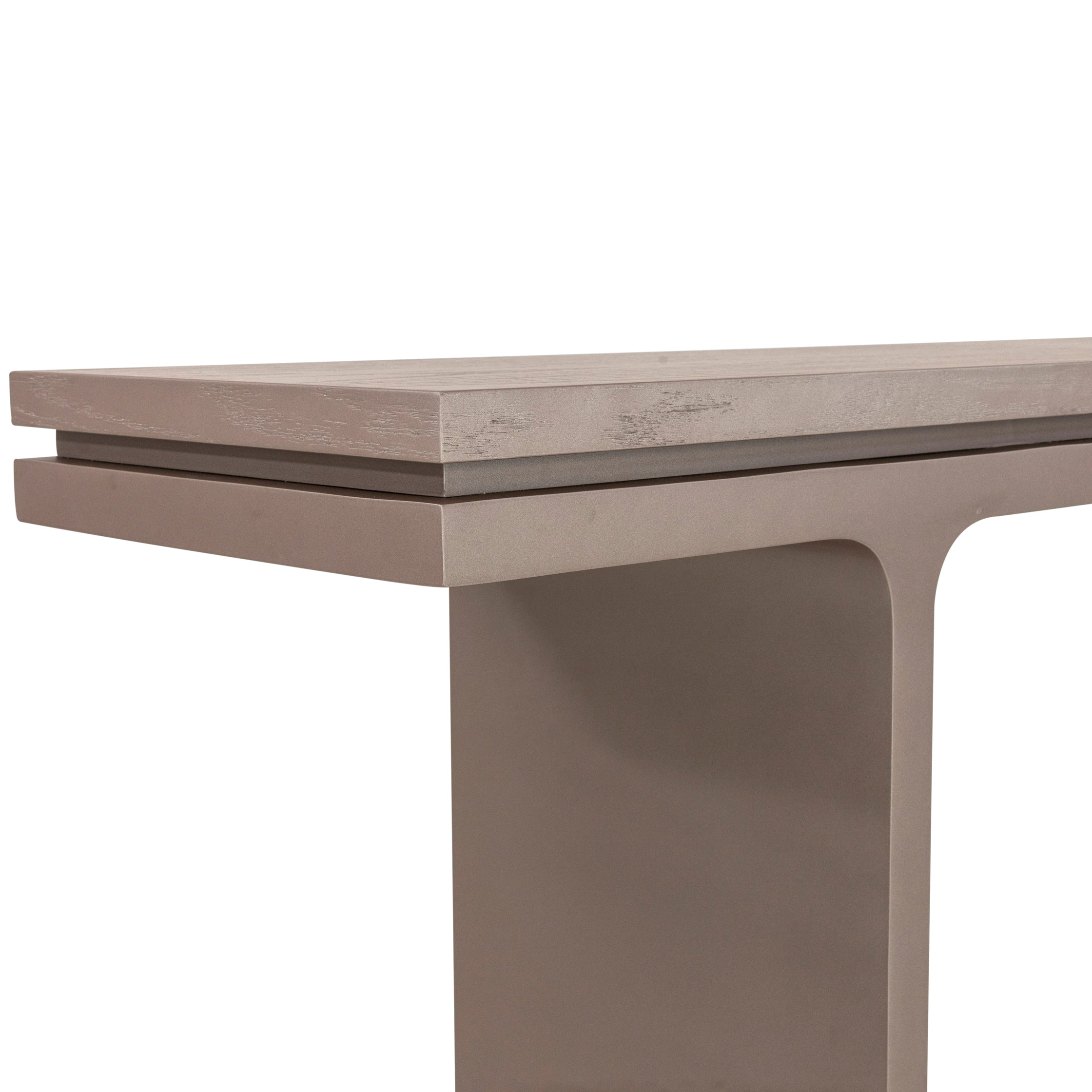 SQUARE Console Table 78" in Chocolate
