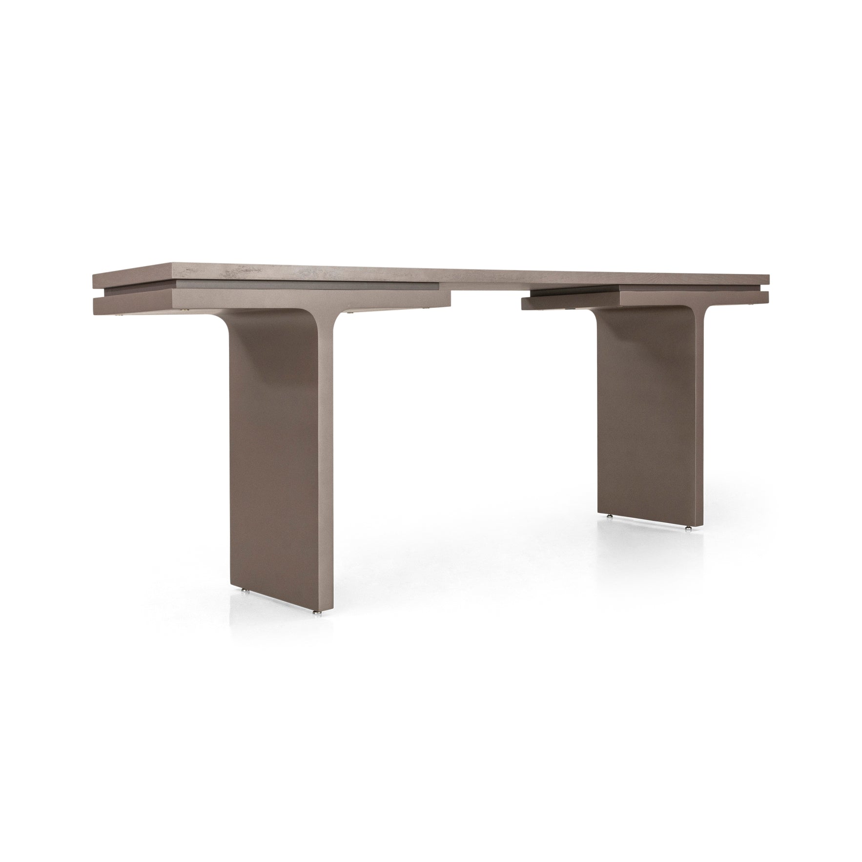 SQUARE Console Table 78" in Chocolate