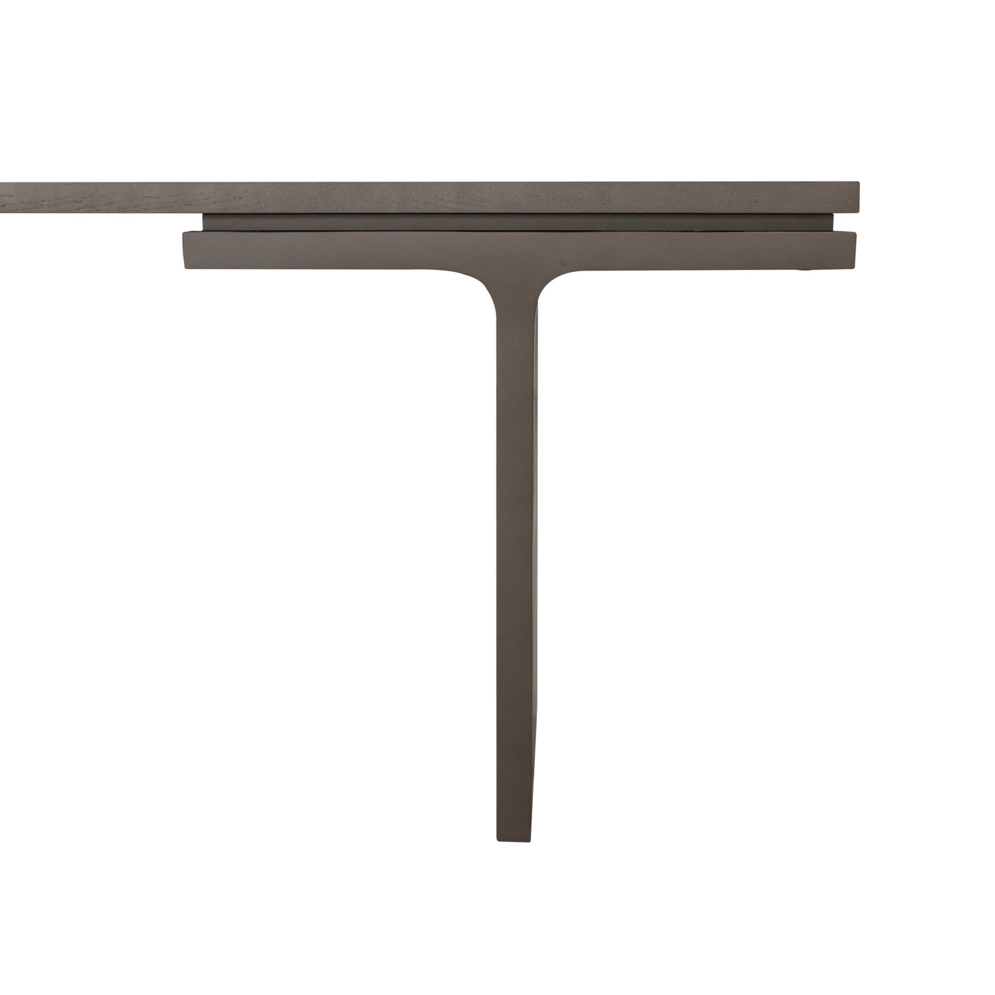 SQUARE Console Table 78" in Chocolate