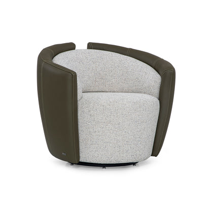 LIRIO Swivel Armchair in A8-2681 and G5-2567