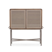 TUPA Sideboard in Walnut and Chocolate with Mixed Light Cane