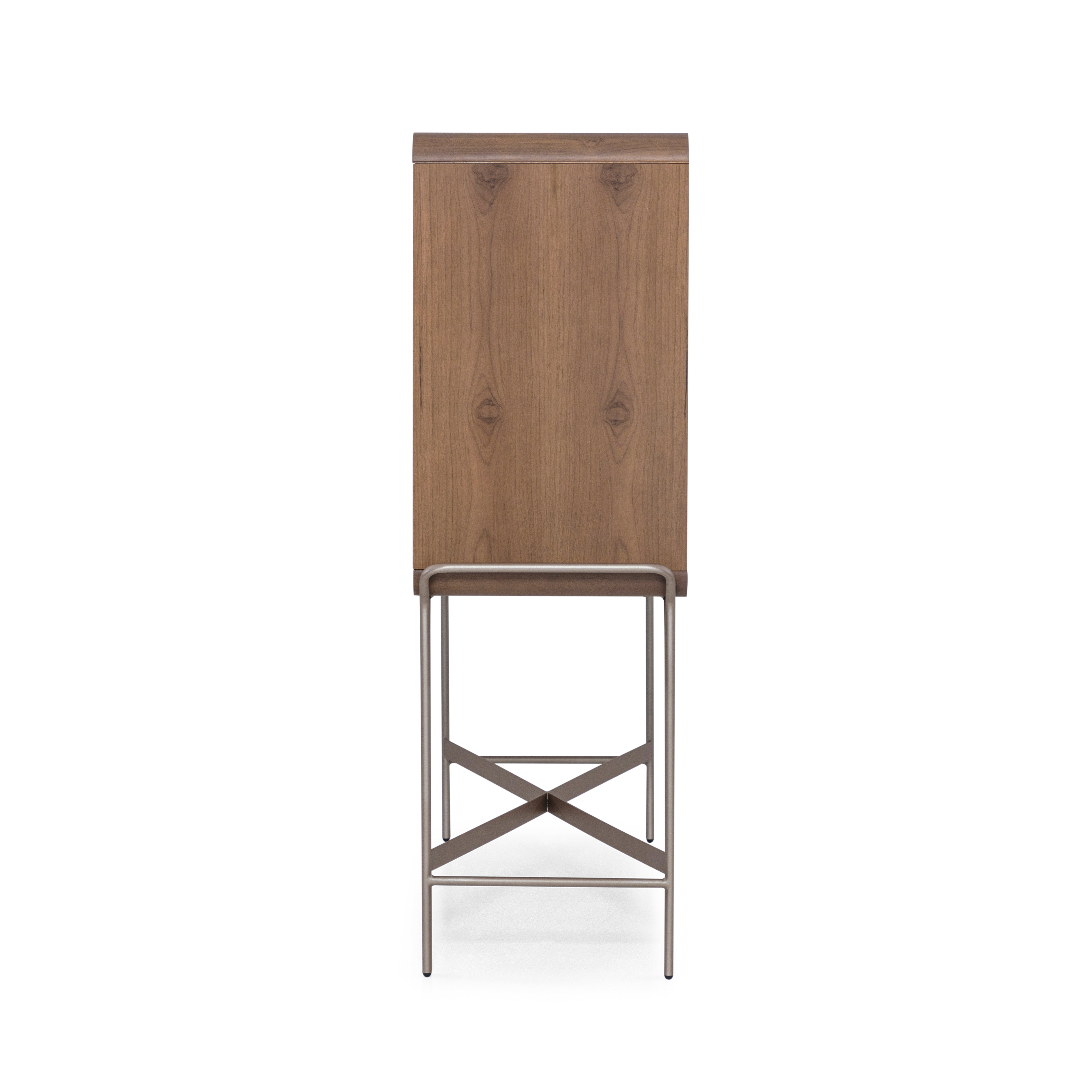 TUPA Sideboard in Walnut and Chocolate with Mixed Light Cane