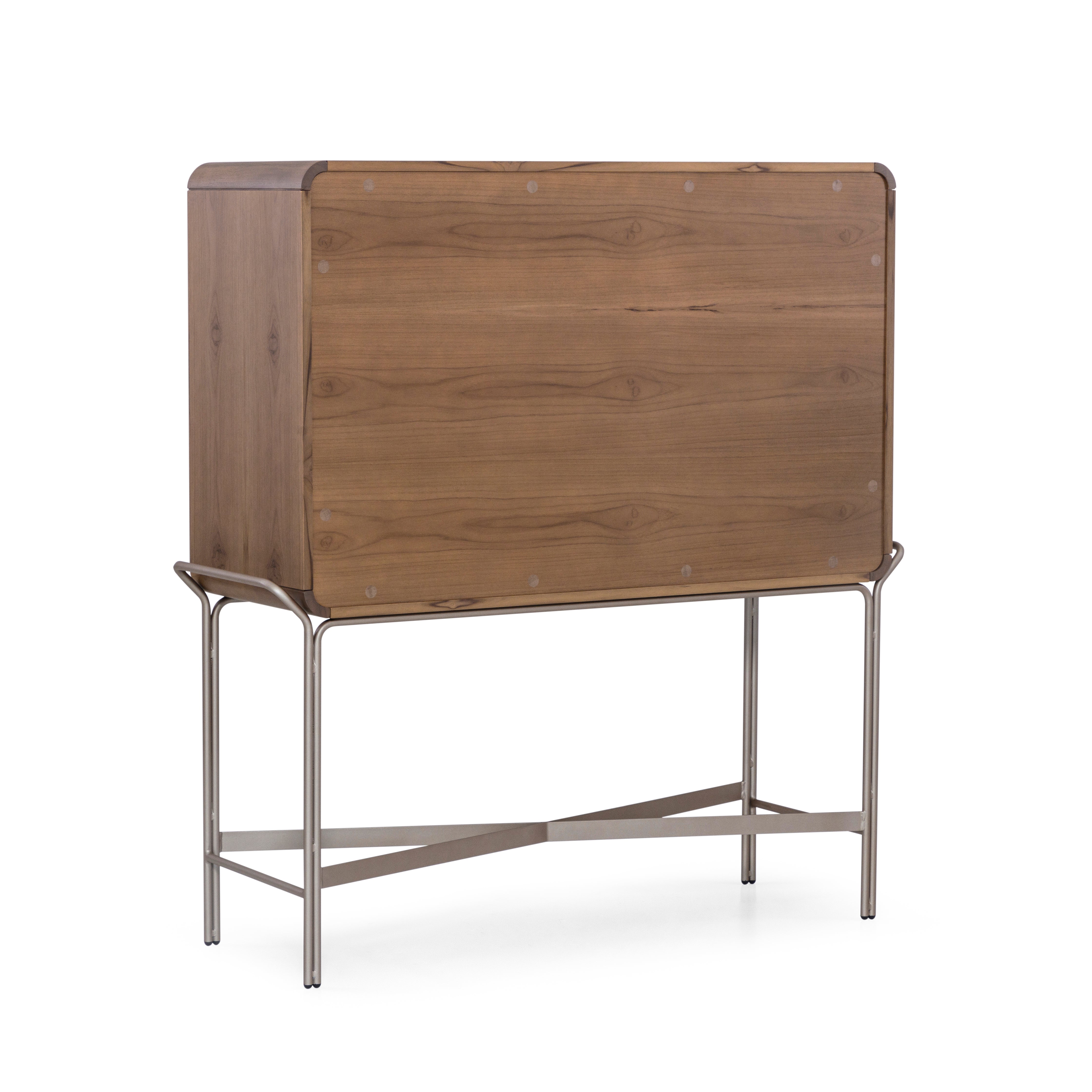 TUPA Sideboard in Walnut and Chocolate with Mixed Light Cane