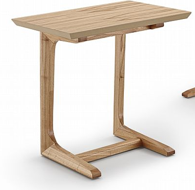 TWICE Side Table in 148-Teak