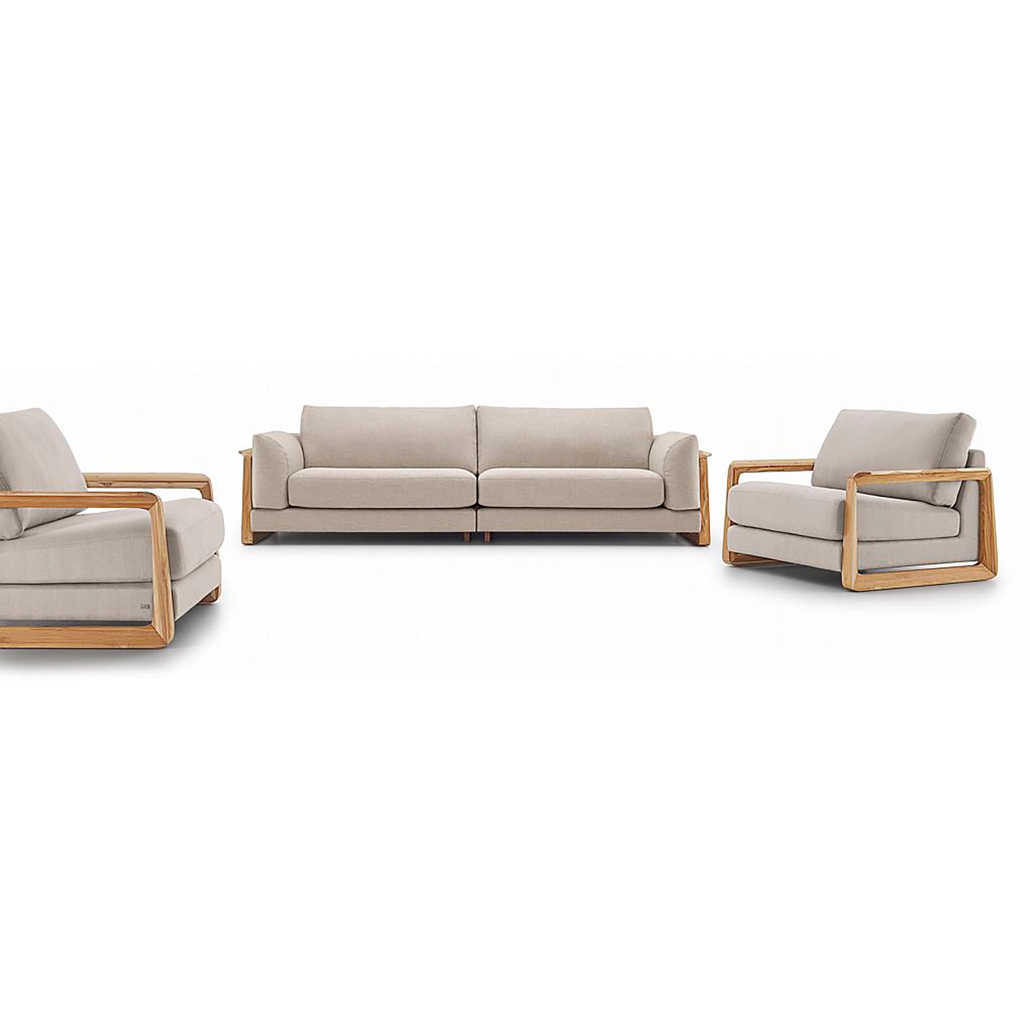 FINE - MH4166 - 4 SEATER (111 x 39 x 32) (Leather)
