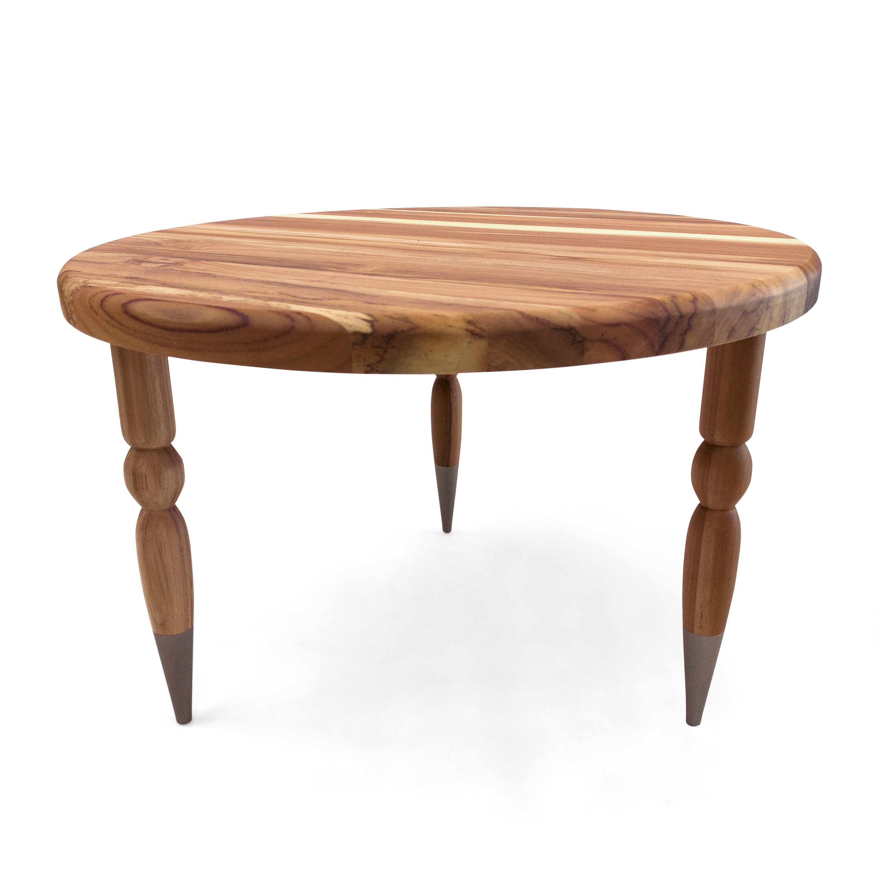 PALO Support Table 15" in Teak and Chocolate lacquer