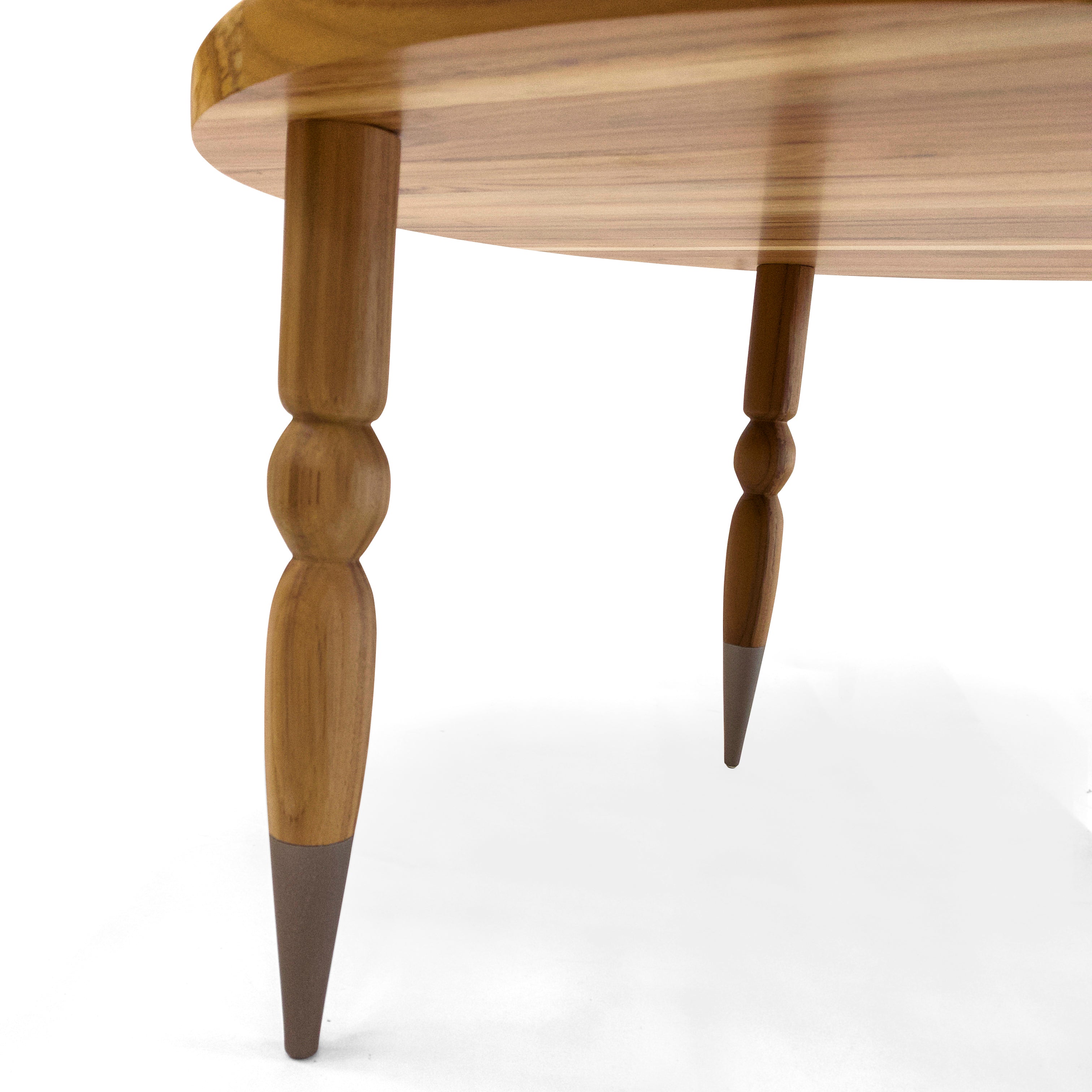 PALO Support Table 15" in Teak and Chocolate lacquer