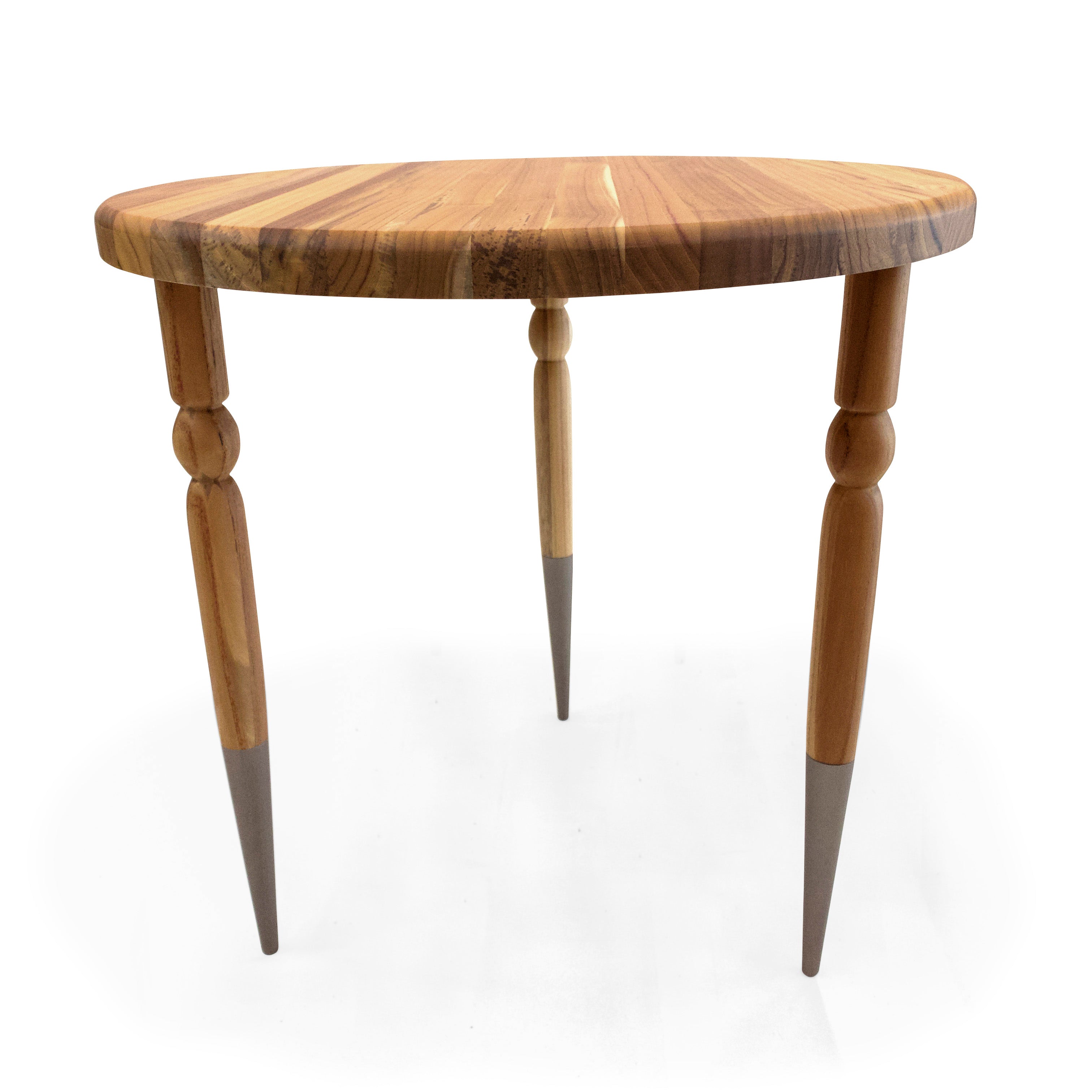 PALO Support Table 22" in Teak and Chocolate lacquer