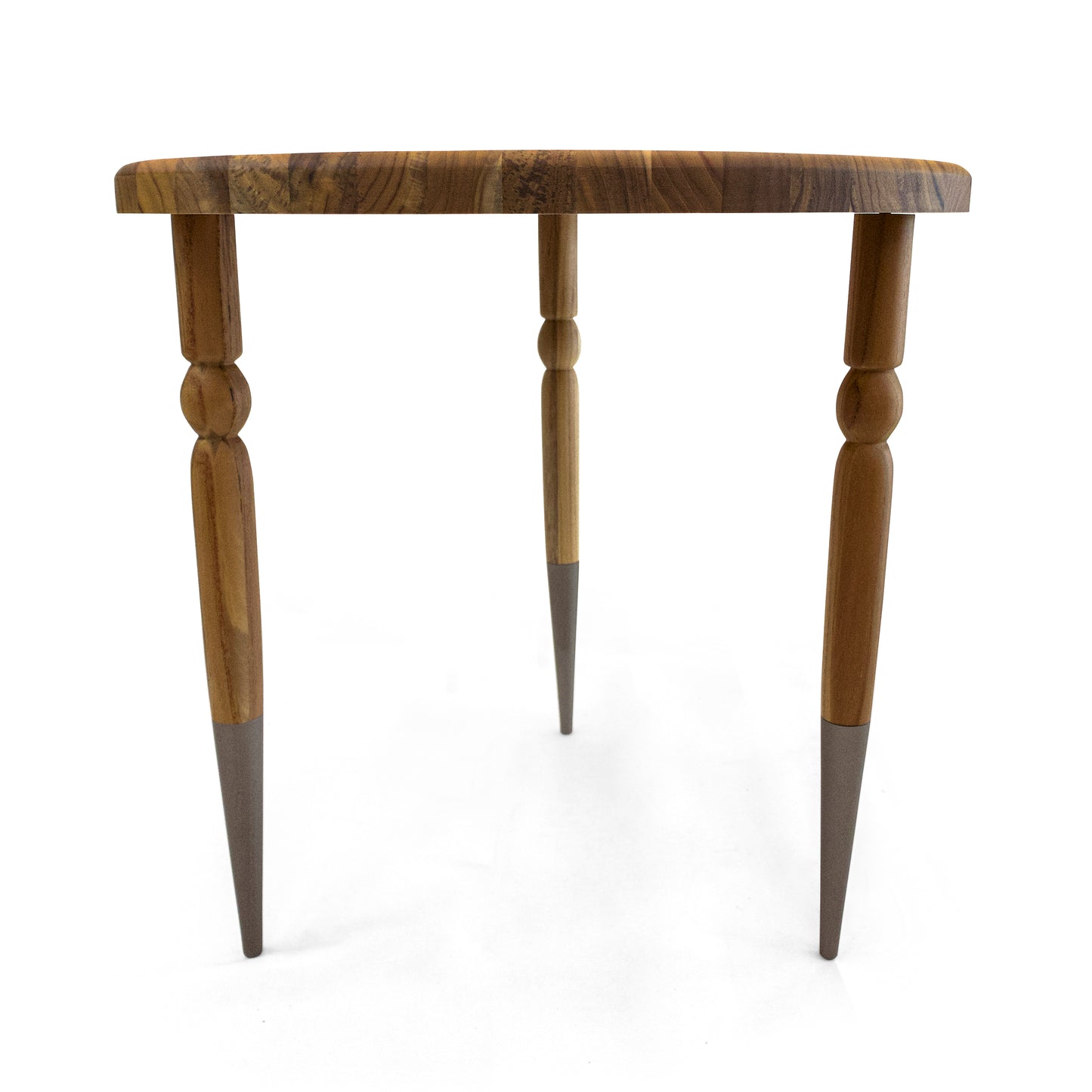 PALO Support Table 22" in Teak and Chocolate lacquer