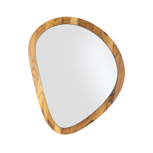 PANTE Mirror In Teak 20" 