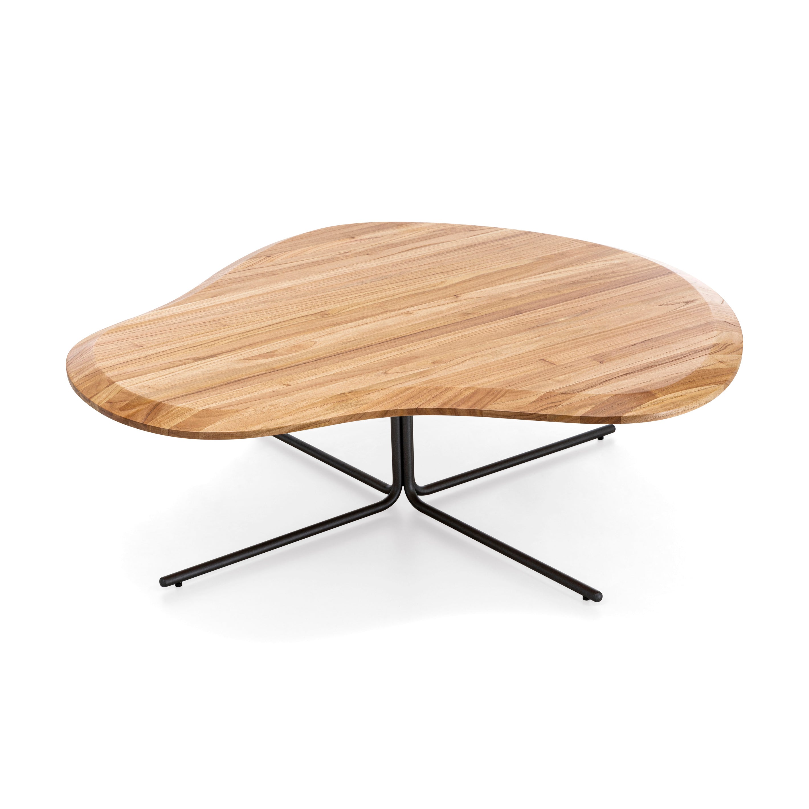PANTE Coffee Table in Teak and Black 39”