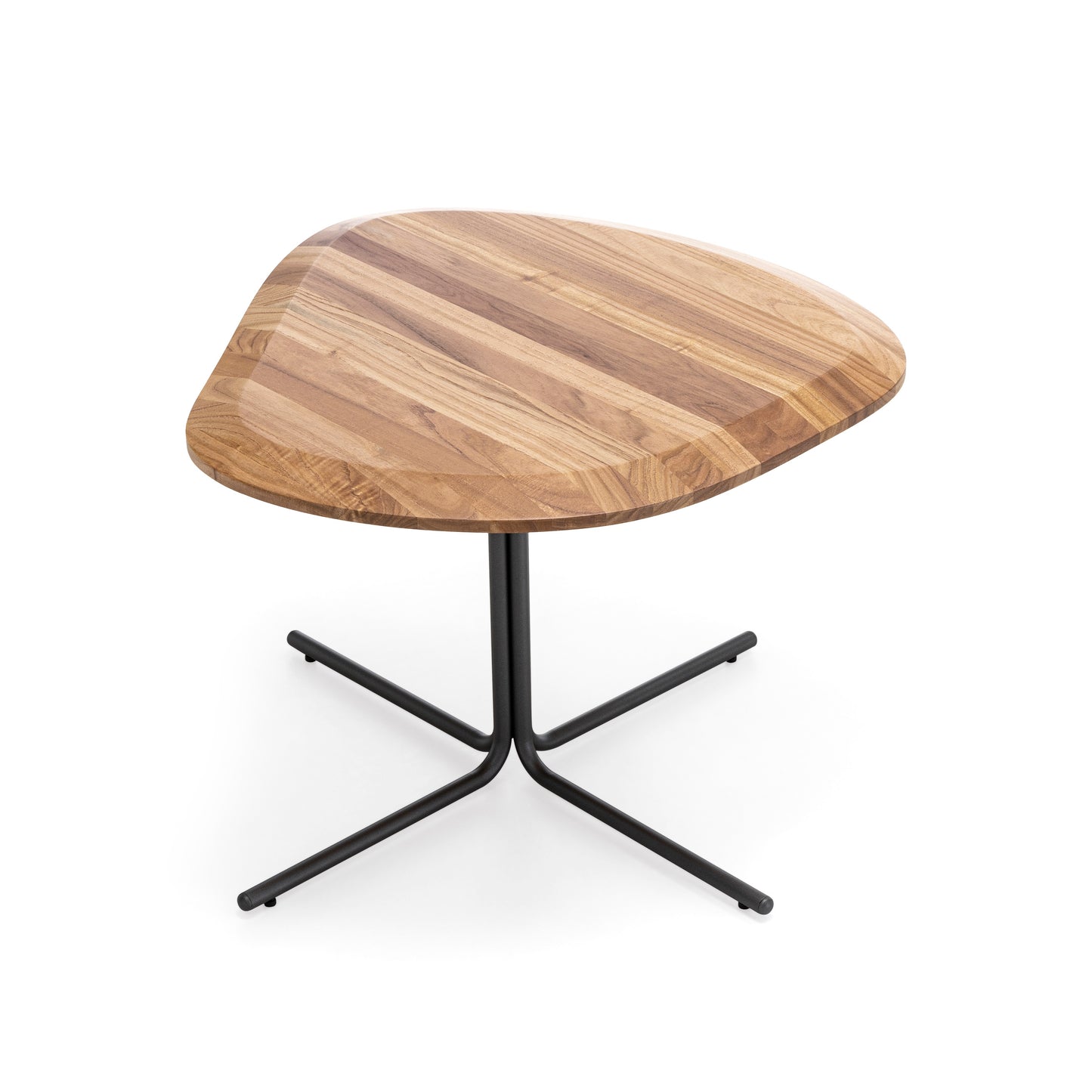 PANTE Coffee Table in Teak and Black 24”