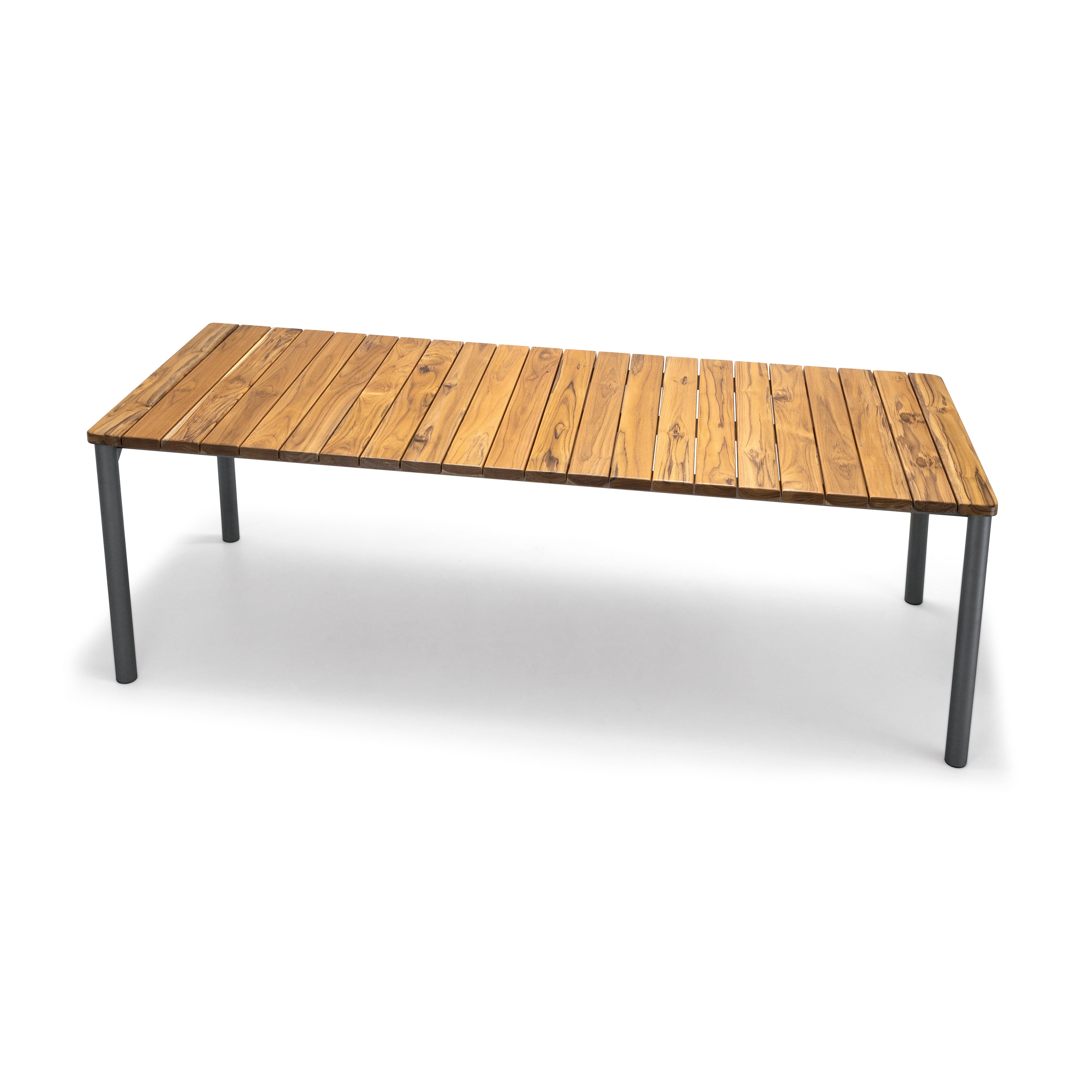DECK Outdoor Table in Teak and Chocolate