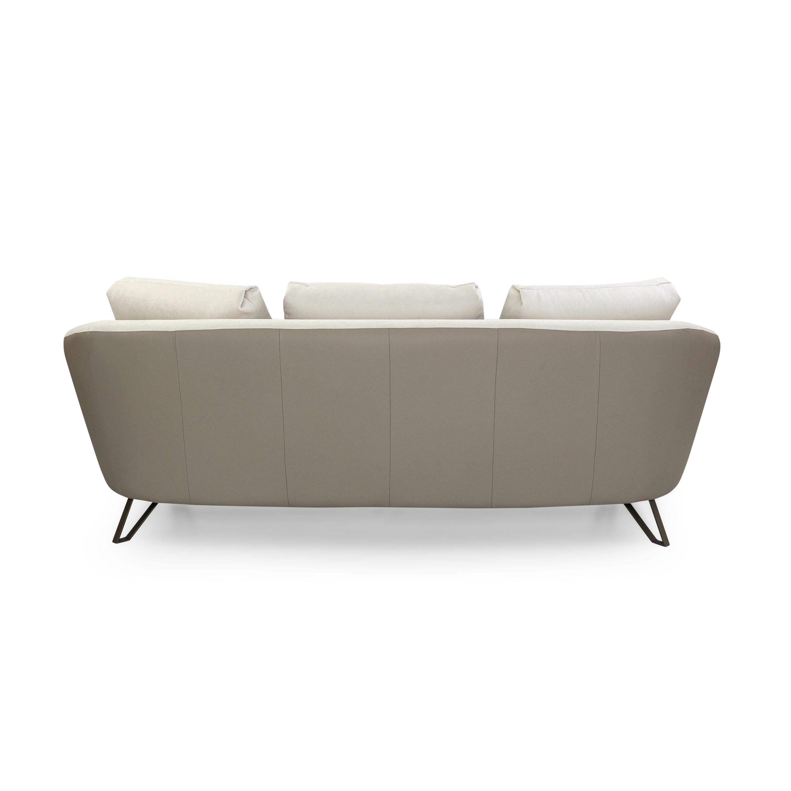 SMILE 3 Seater in AA-2278, G5-2409 and Chocolate Metal