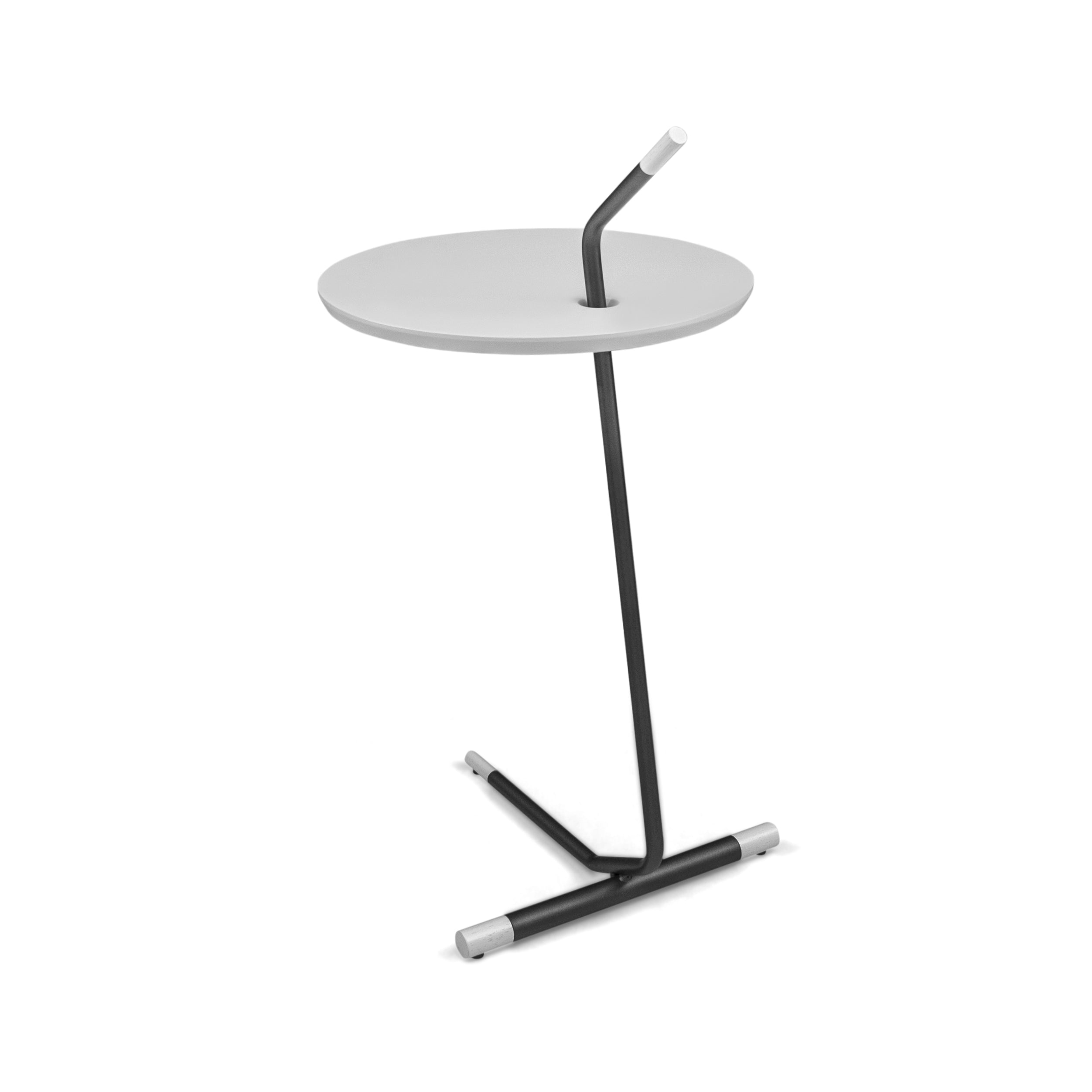 LIKE End table In White and Graphite