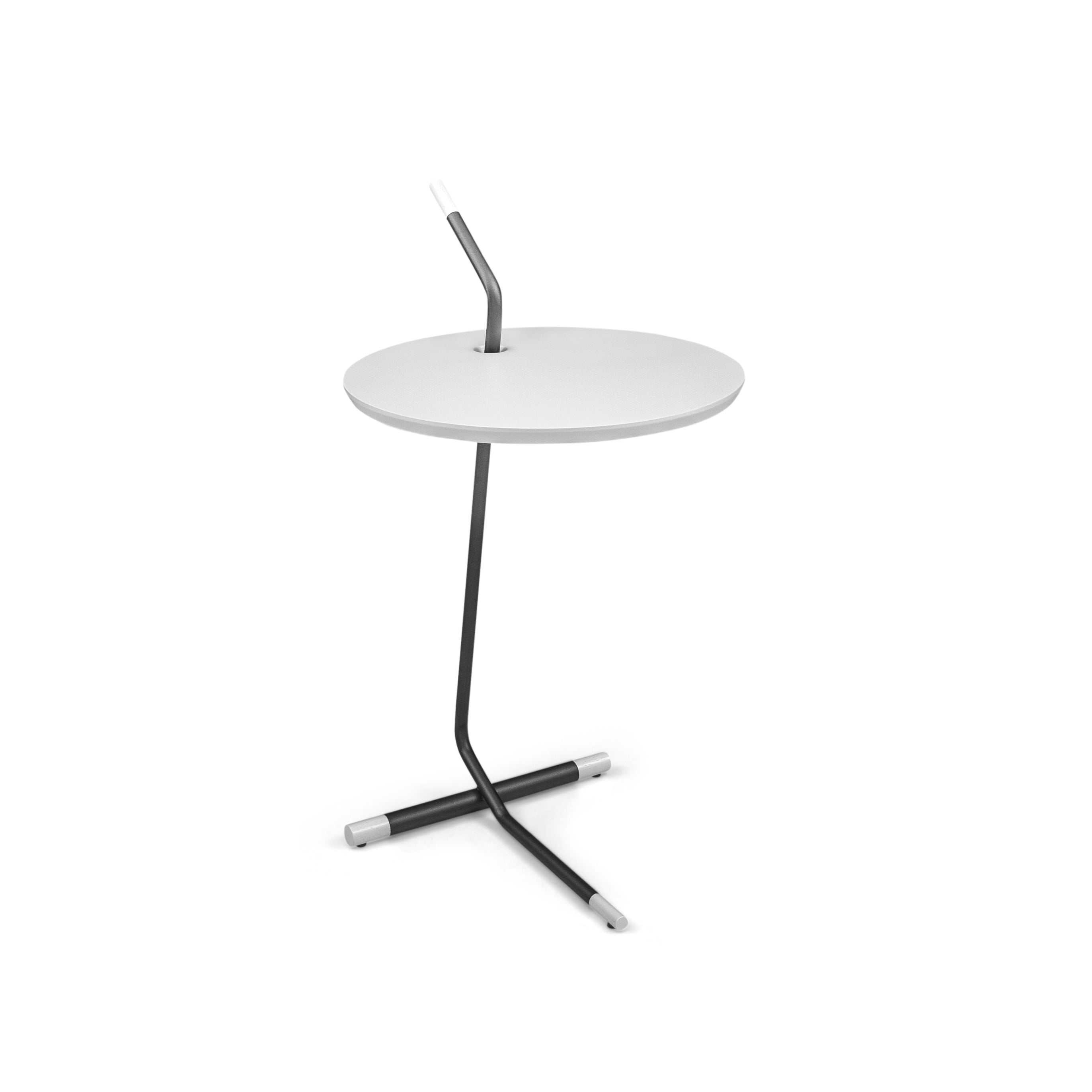 LIKE End table In White and Graphite