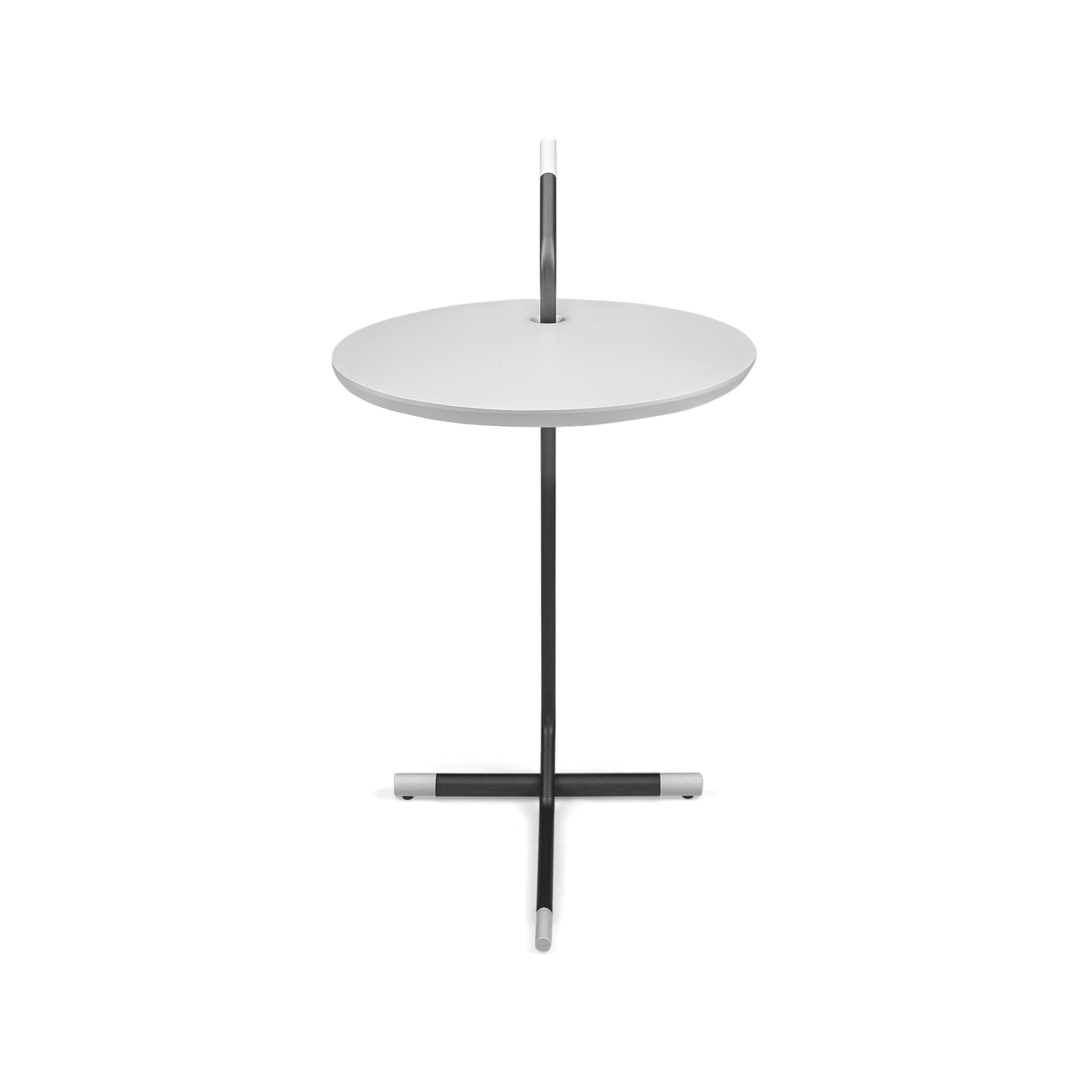 LIKE End table In White and Graphite