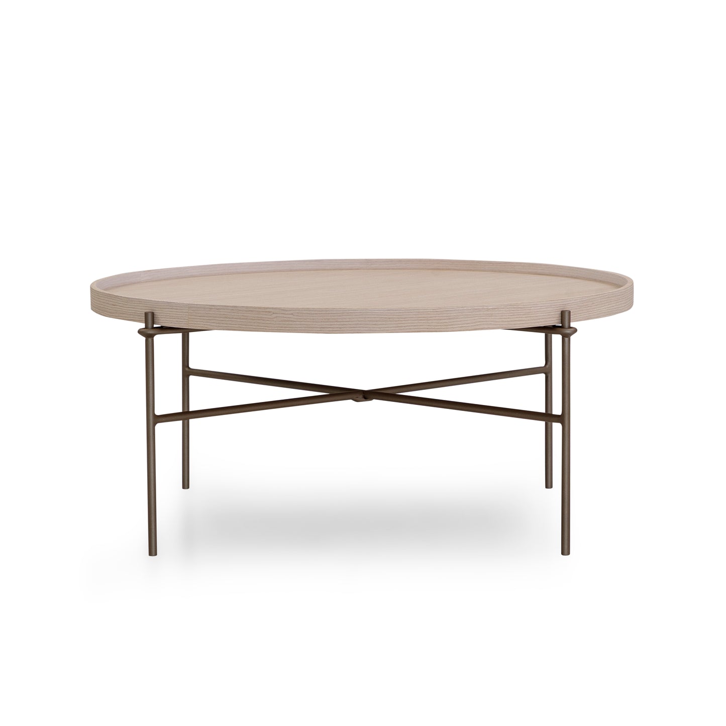 RION Coffee Table 33 in Dover Oak and Chocolate